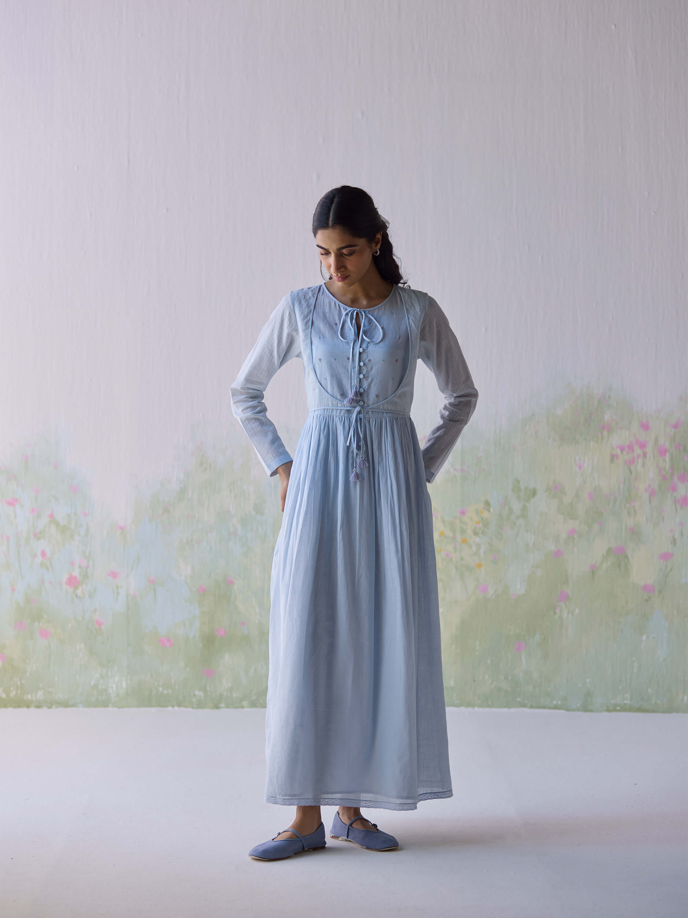 Celestial Angarakha Maxi Dress - Image 7