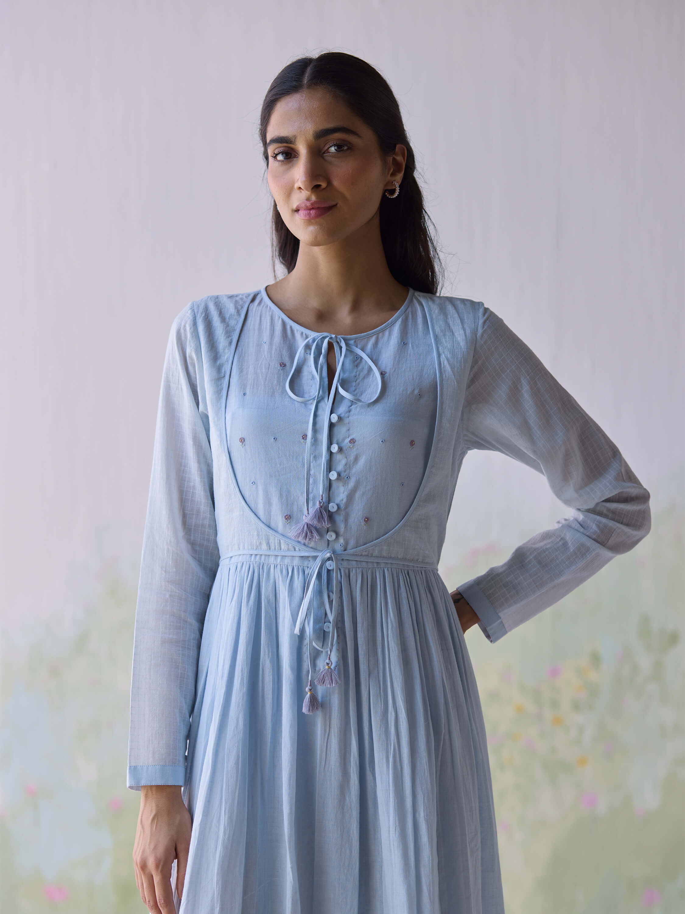 Celestial Angarakha Maxi Dress - Image 5