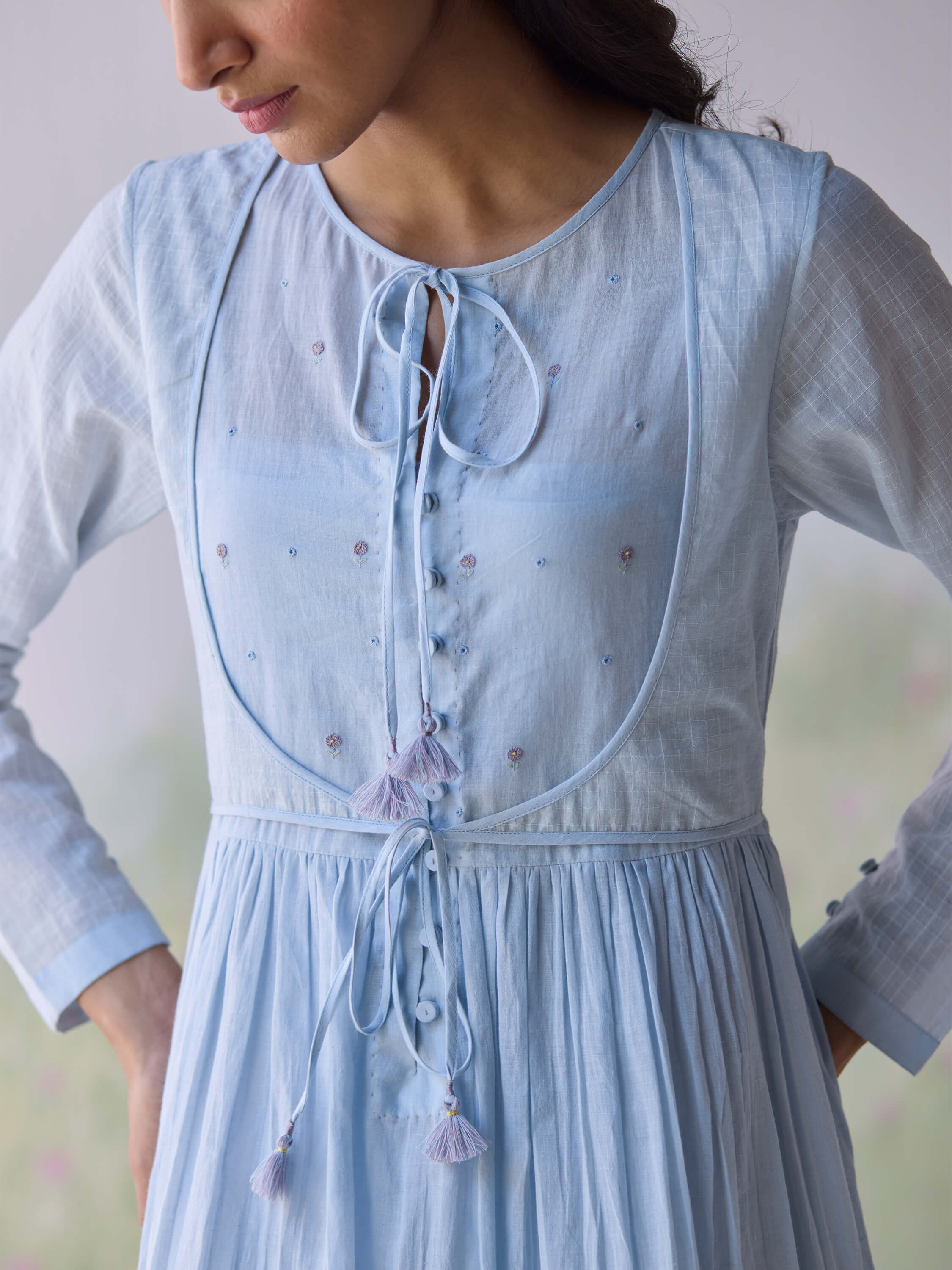 Celestial Angarakha Maxi Dress - Image 6