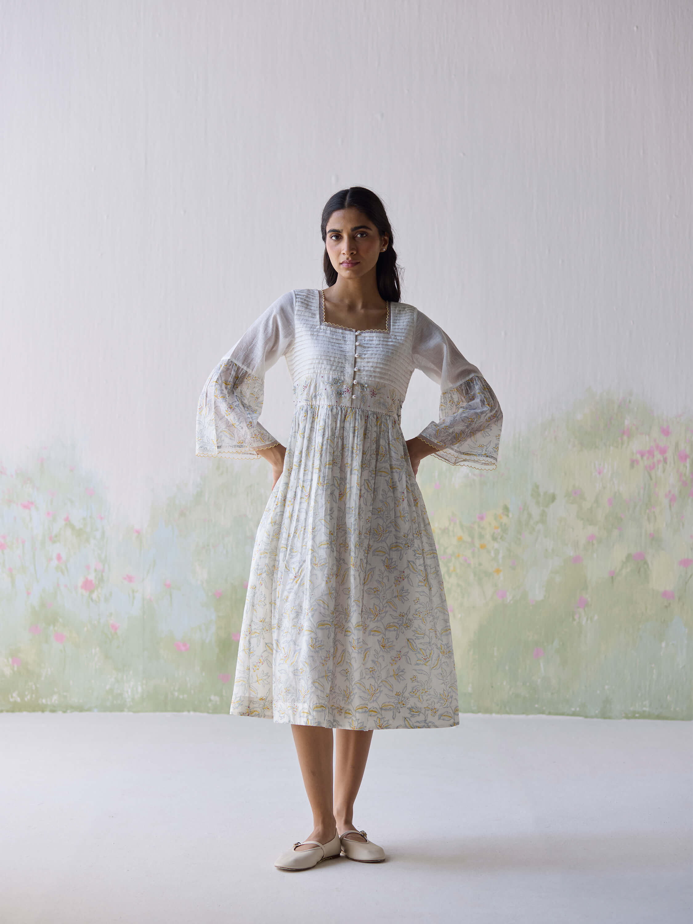 Matilda Pleat Dress - Image 2