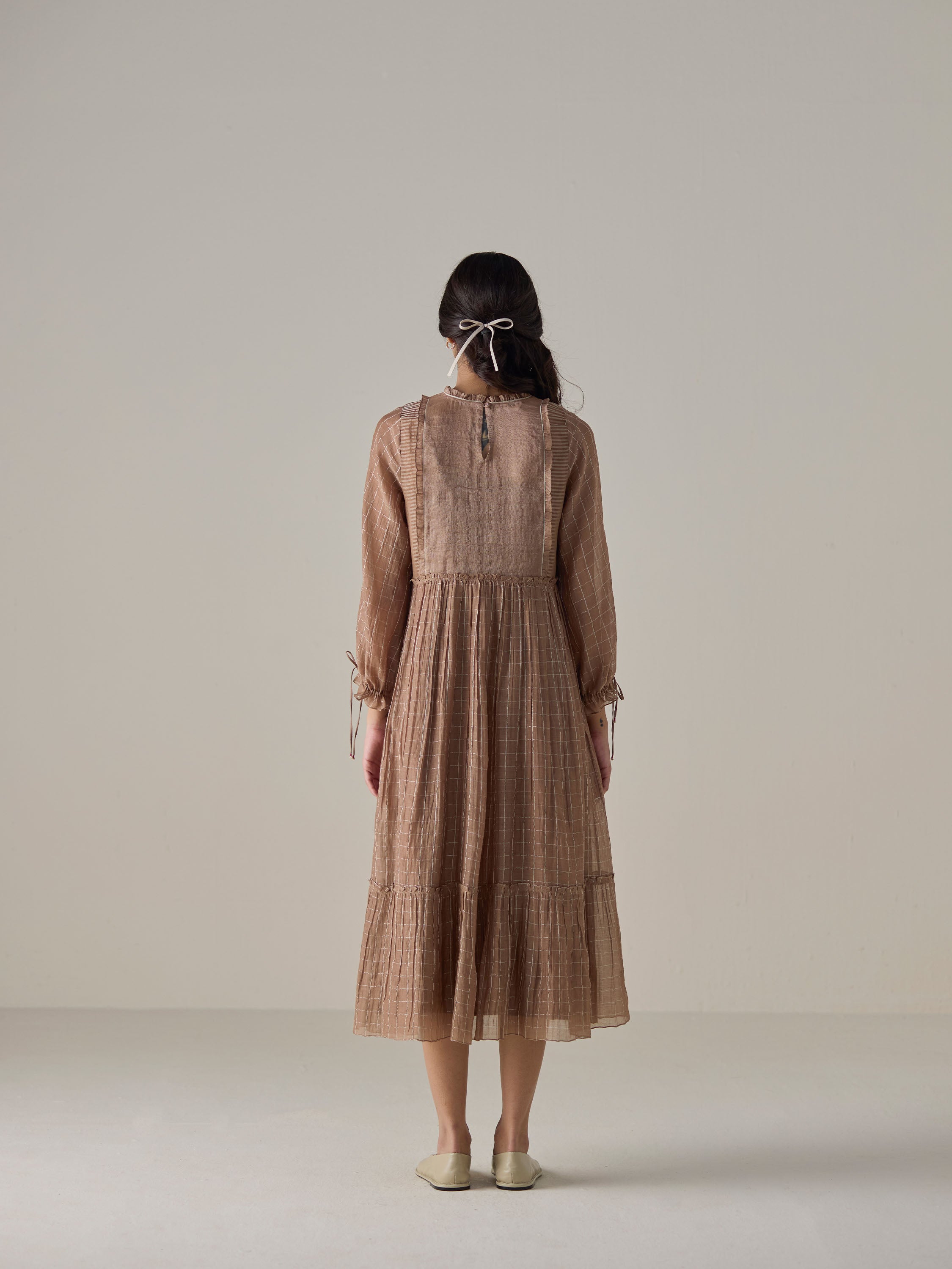 Forest Glow Midi Dress