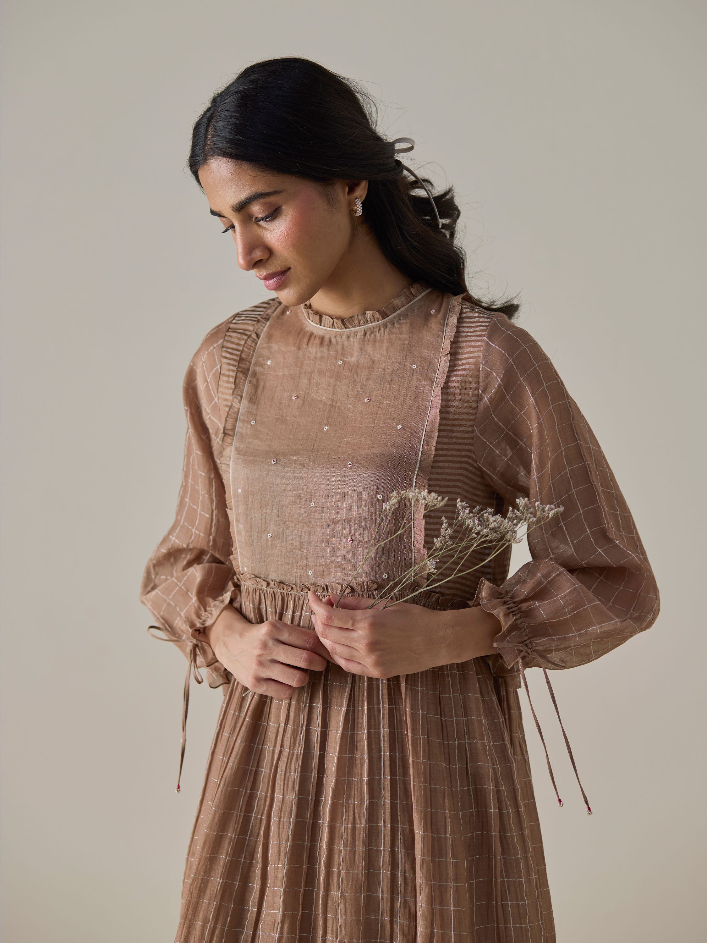 Forest Glow Midi Dress