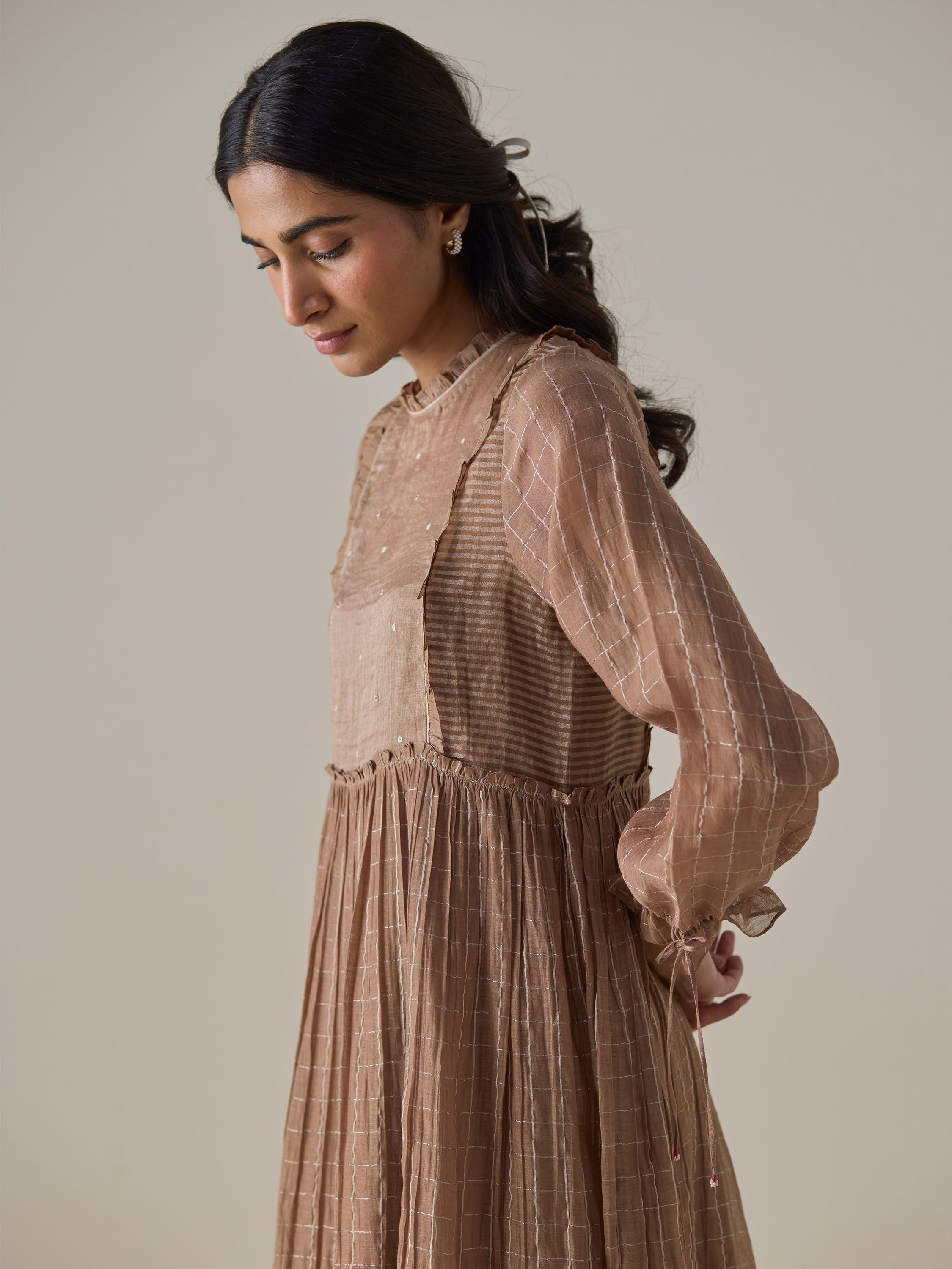 Forest Glow Midi Dress