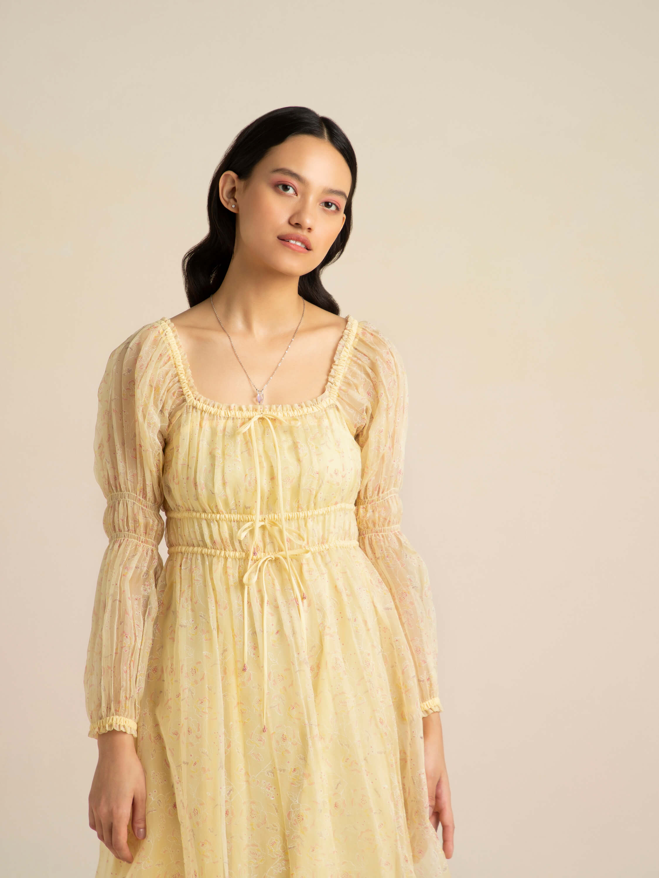 Almond Blossom Organza Dress - Image 7