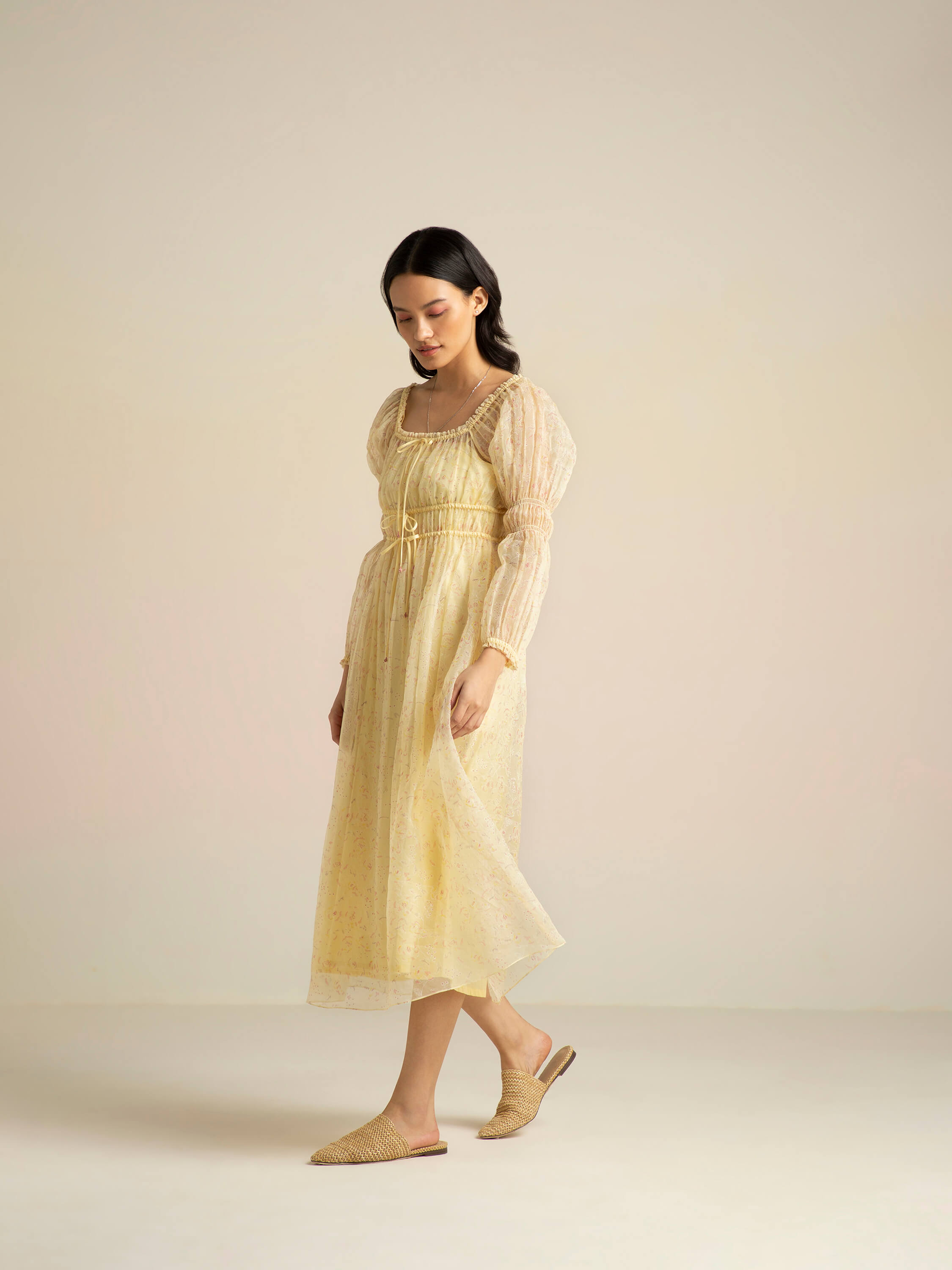 Almond Blossom Organza Dress - Image 5