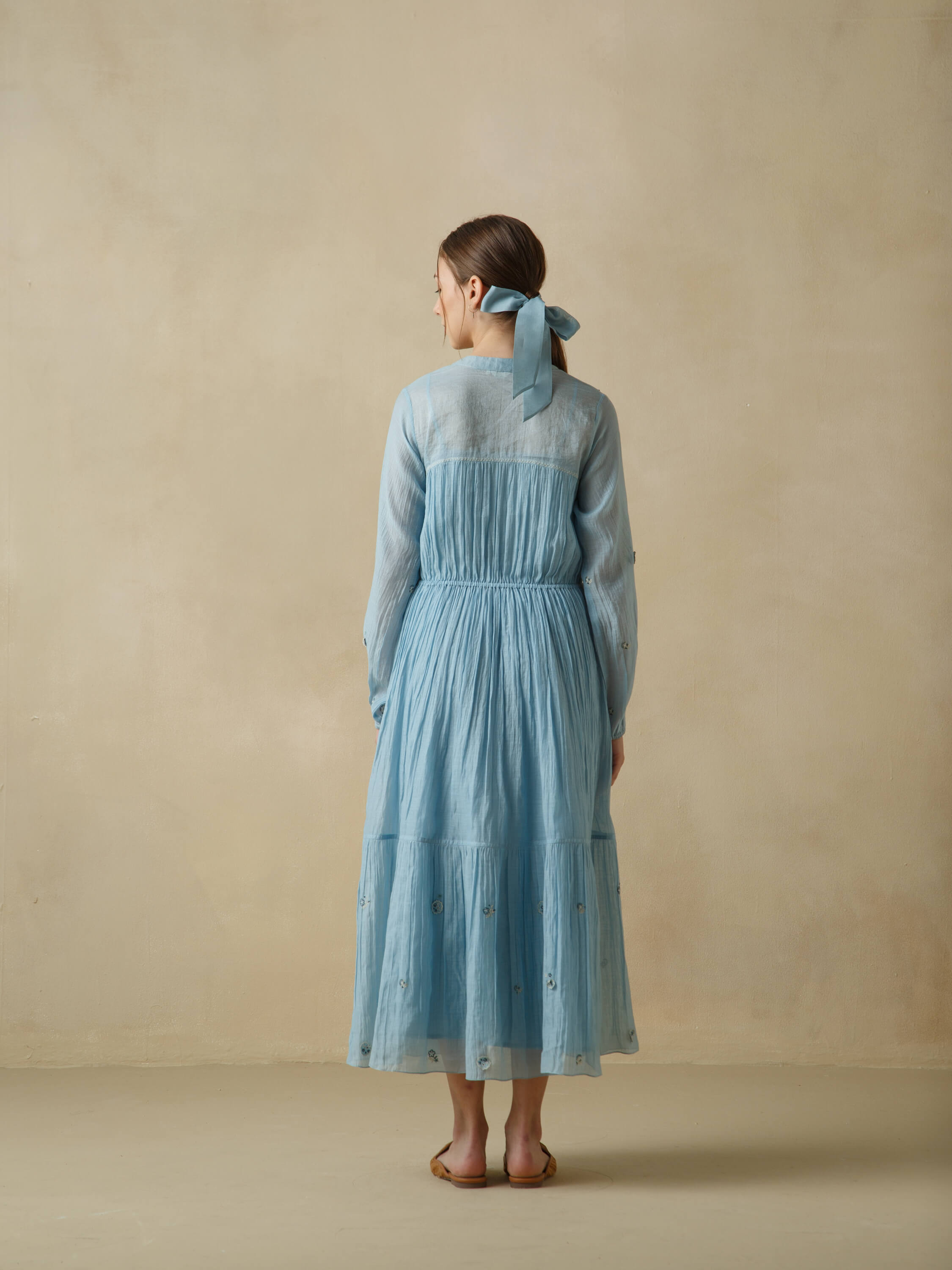 Blue Planet Tier Maxi Dress - Image 3