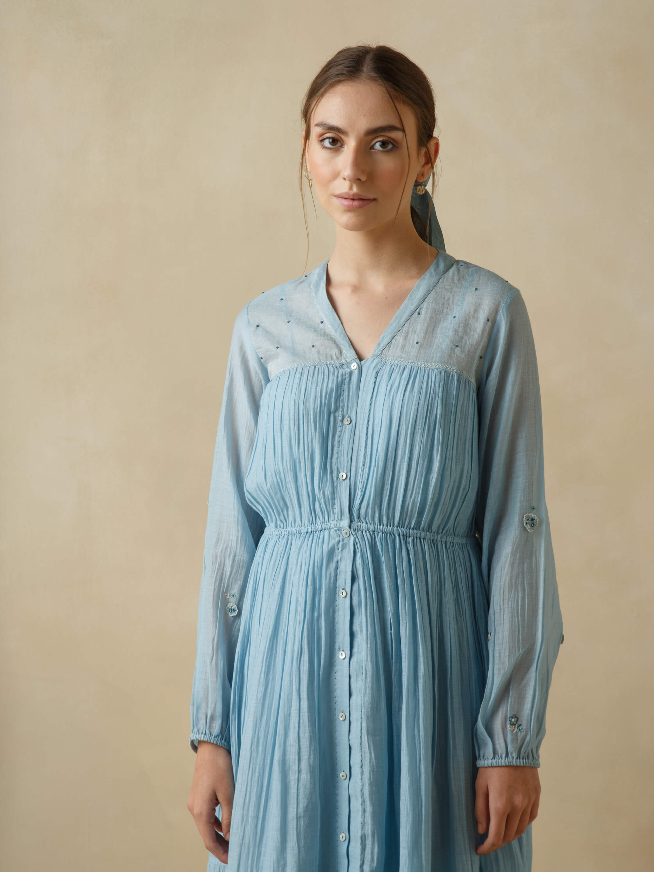 Blue Planet Tier Maxi Dress - Image 5