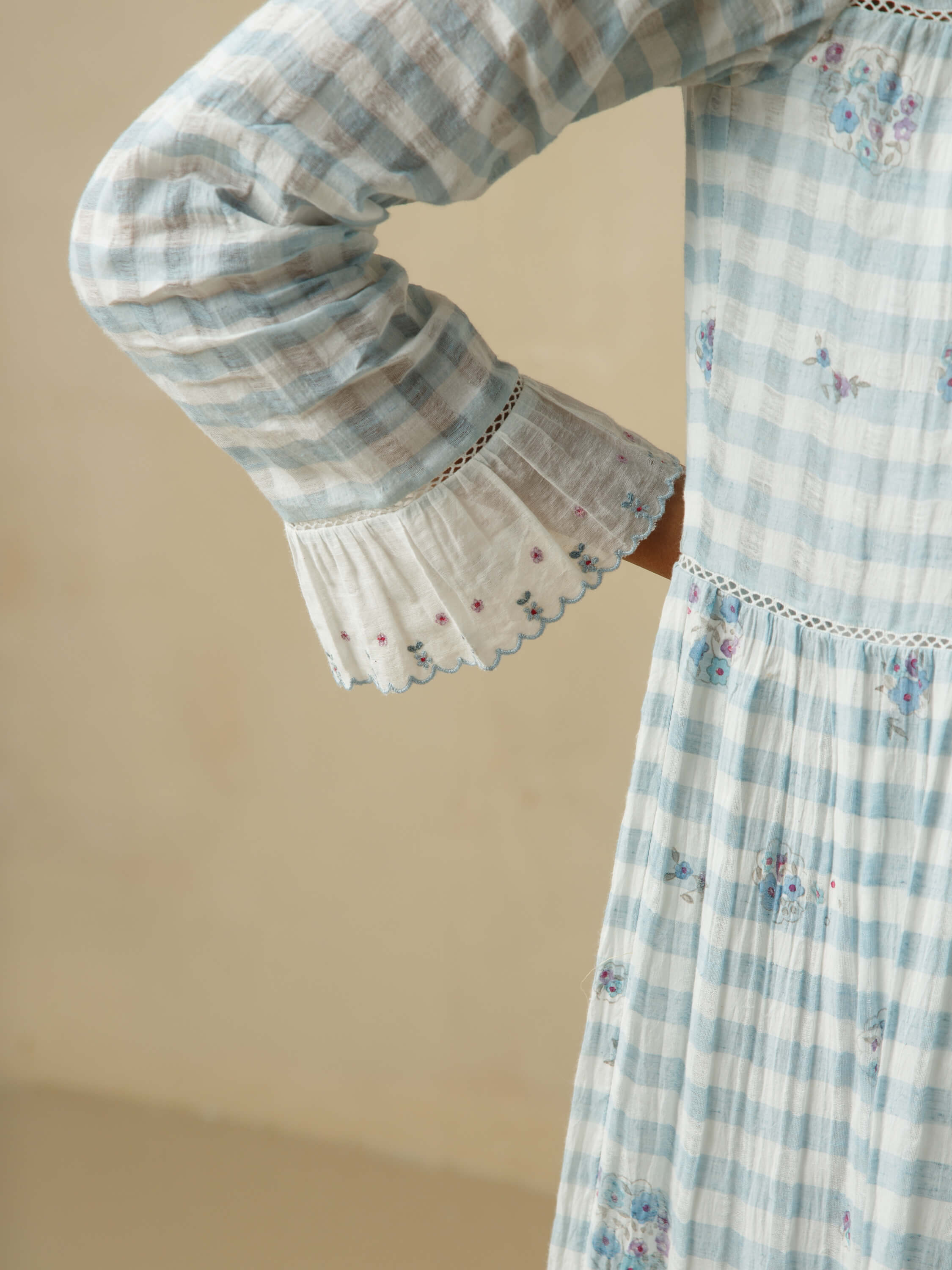 Blue Umbrella Maxi Dress - Image 8