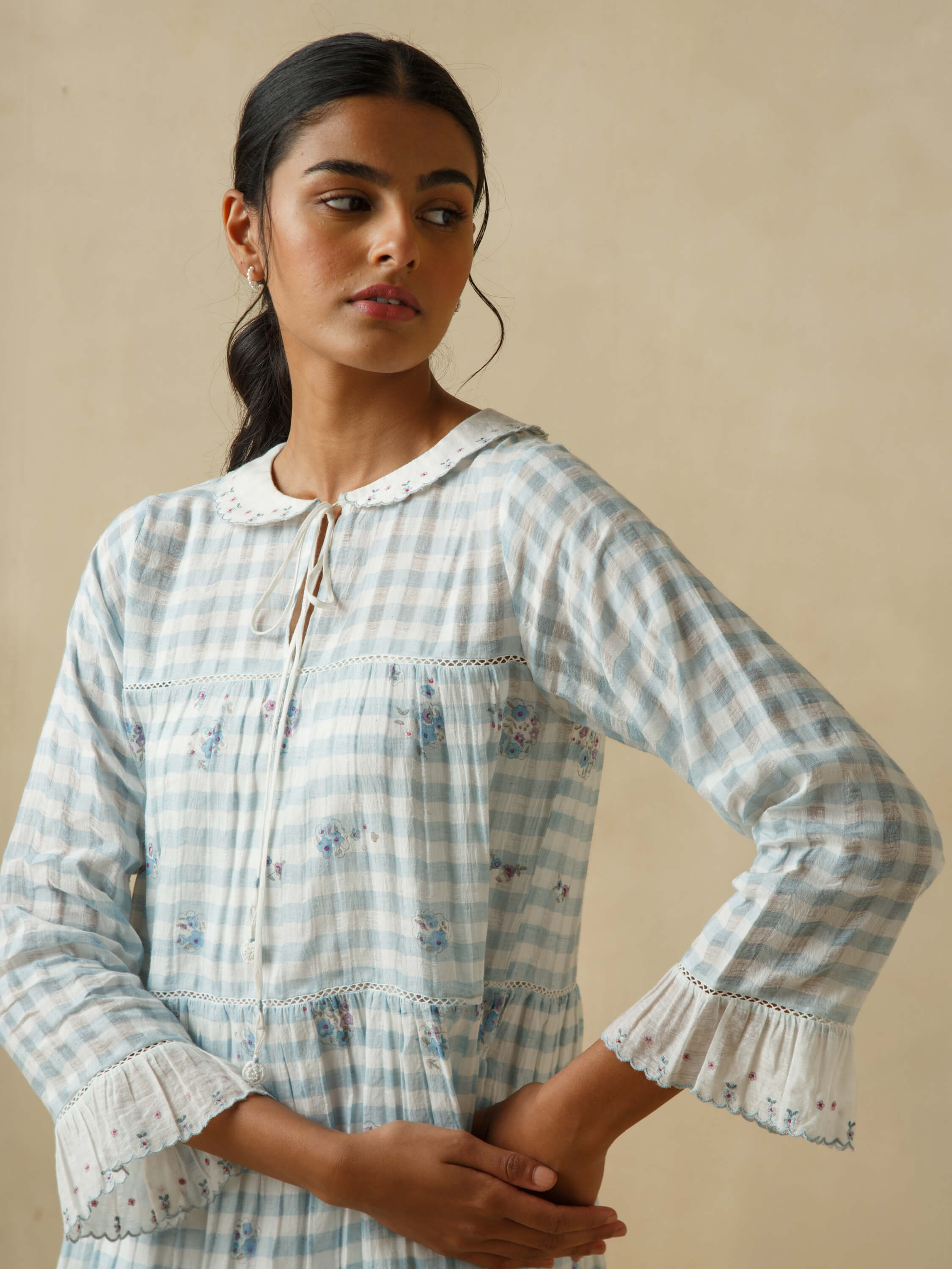 Blue Umbrella Maxi Dress - Image 2