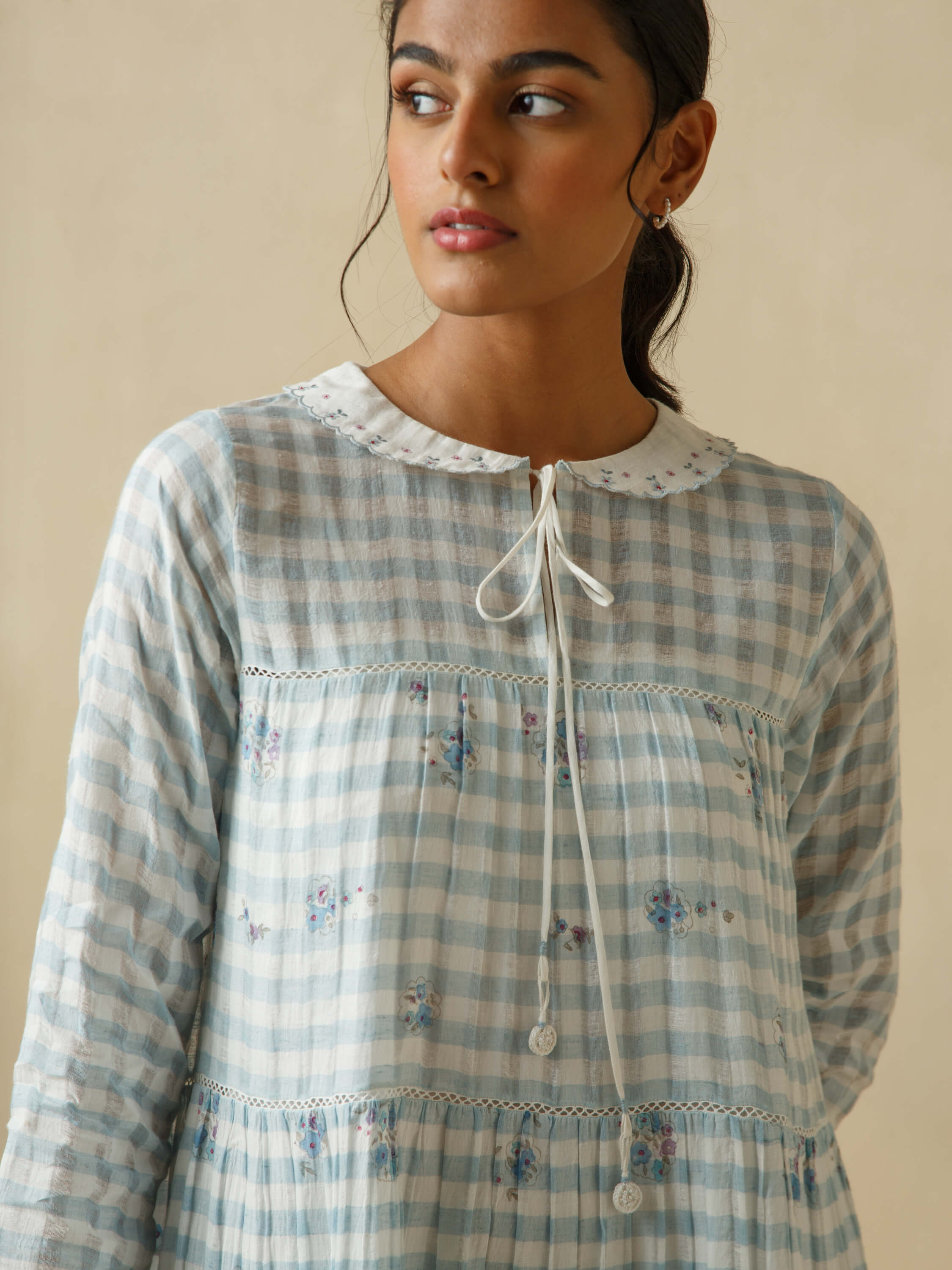 Blue Umbrella Maxi Dress - Image 10