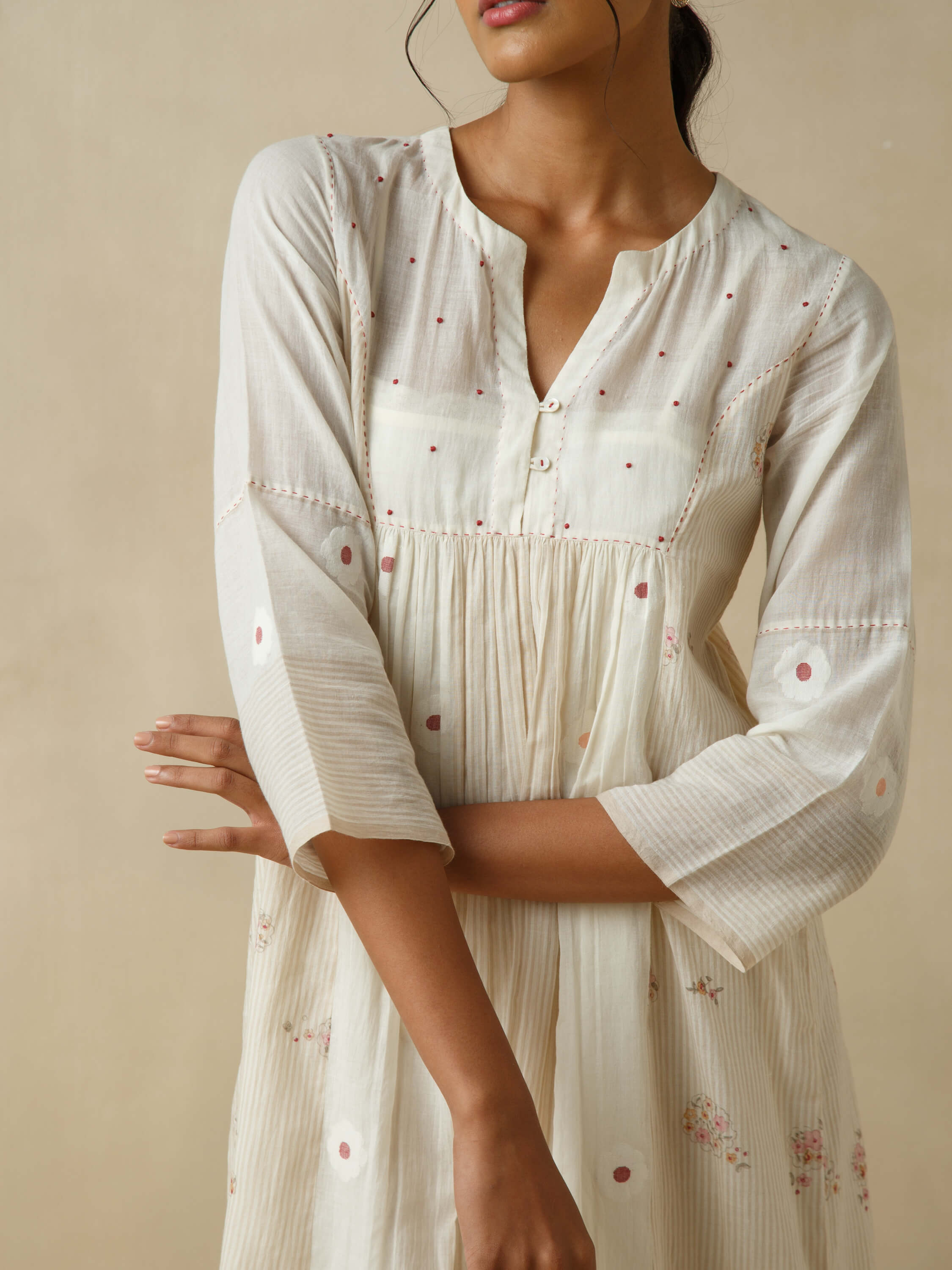 Chalk Flower Dress - Image 8