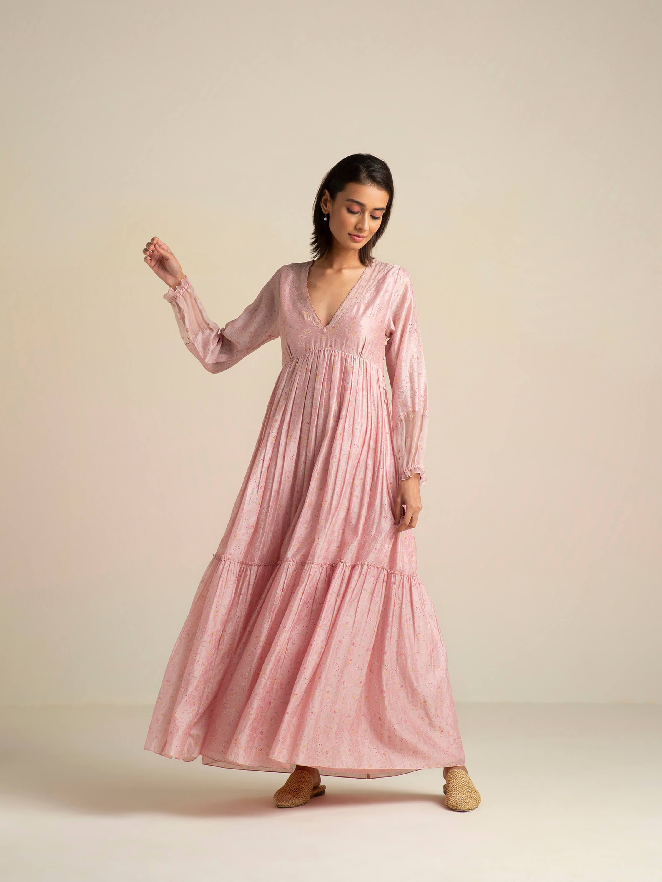 Crystal Pink Maxi Dress - Image 2