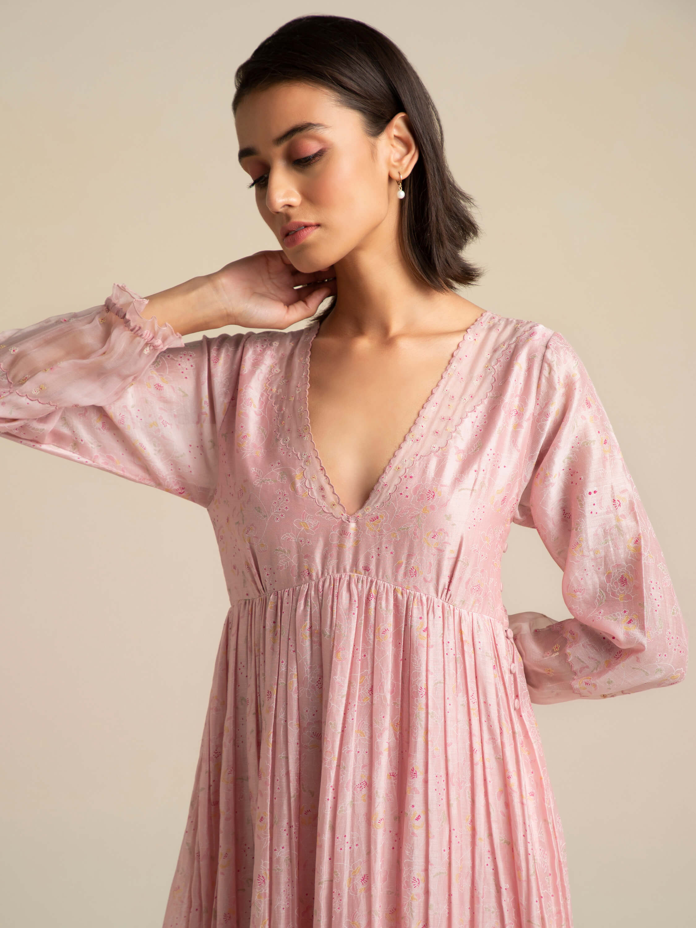 Crystal Pink Maxi Dress - Image 8