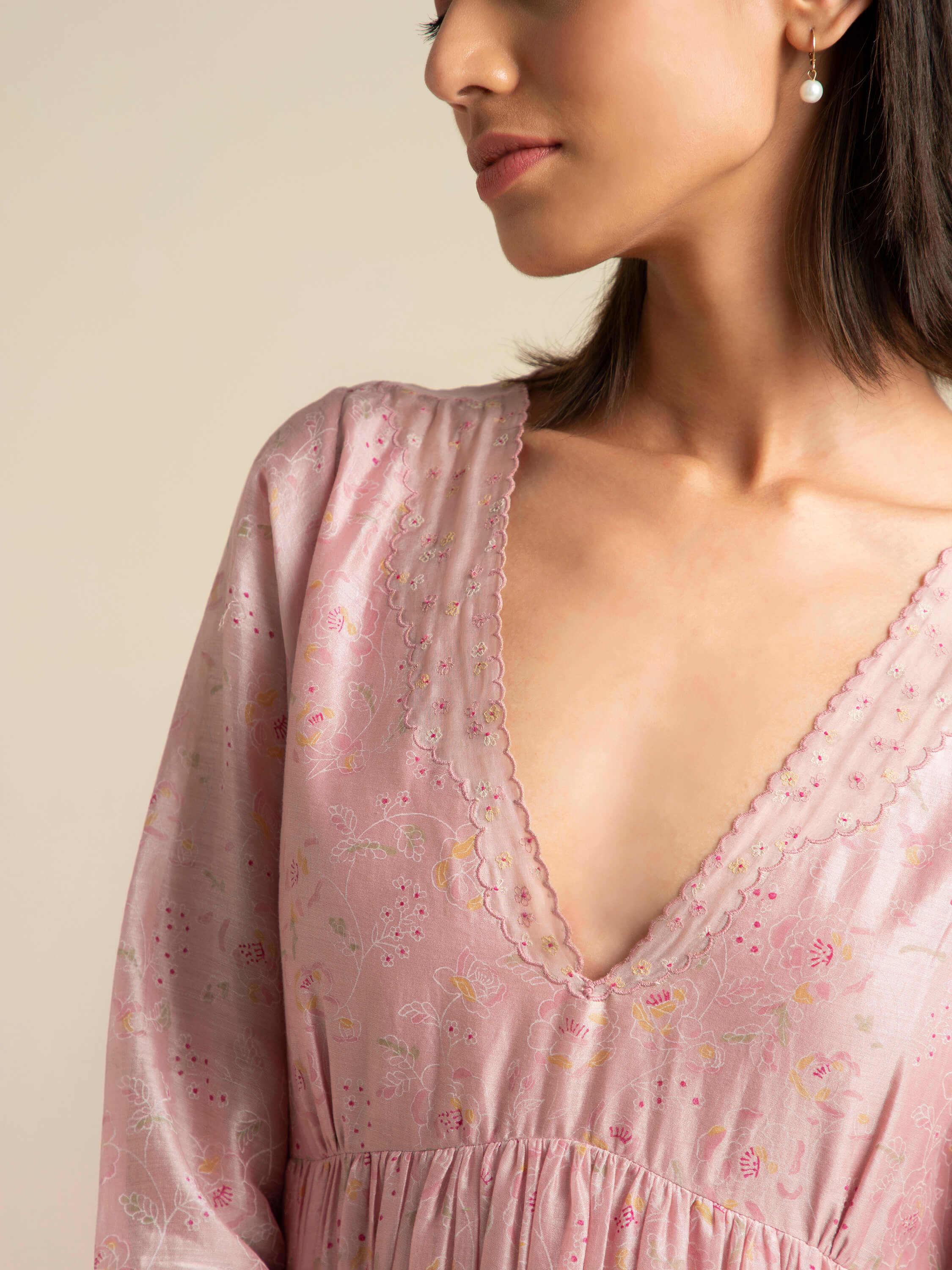 Crystal Pink Maxi Dress - Image 9