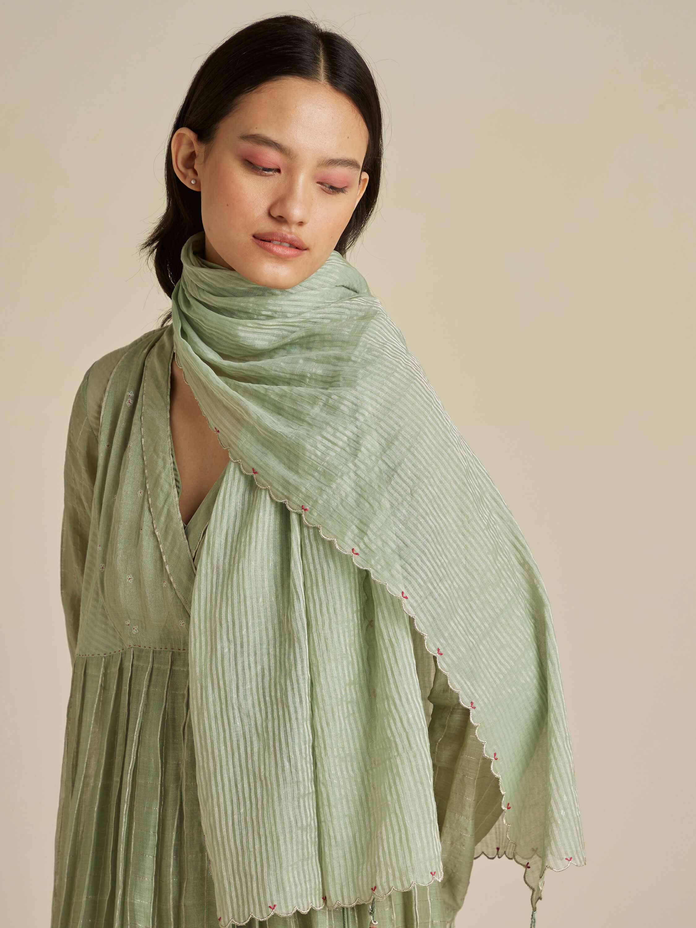 Lily Pods Scarf - BunaStudio