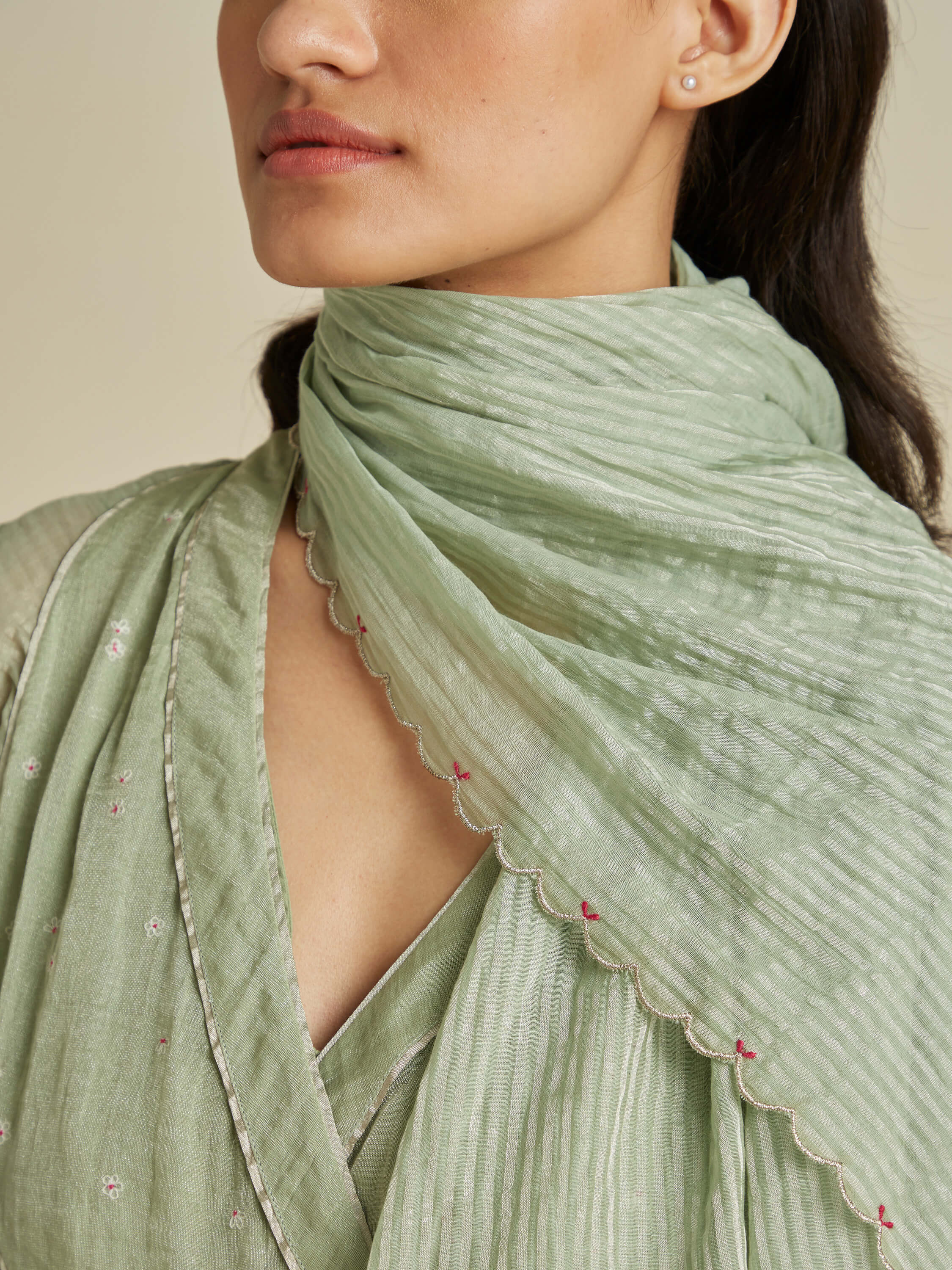 Lily Pods Scarf - BunaStudio