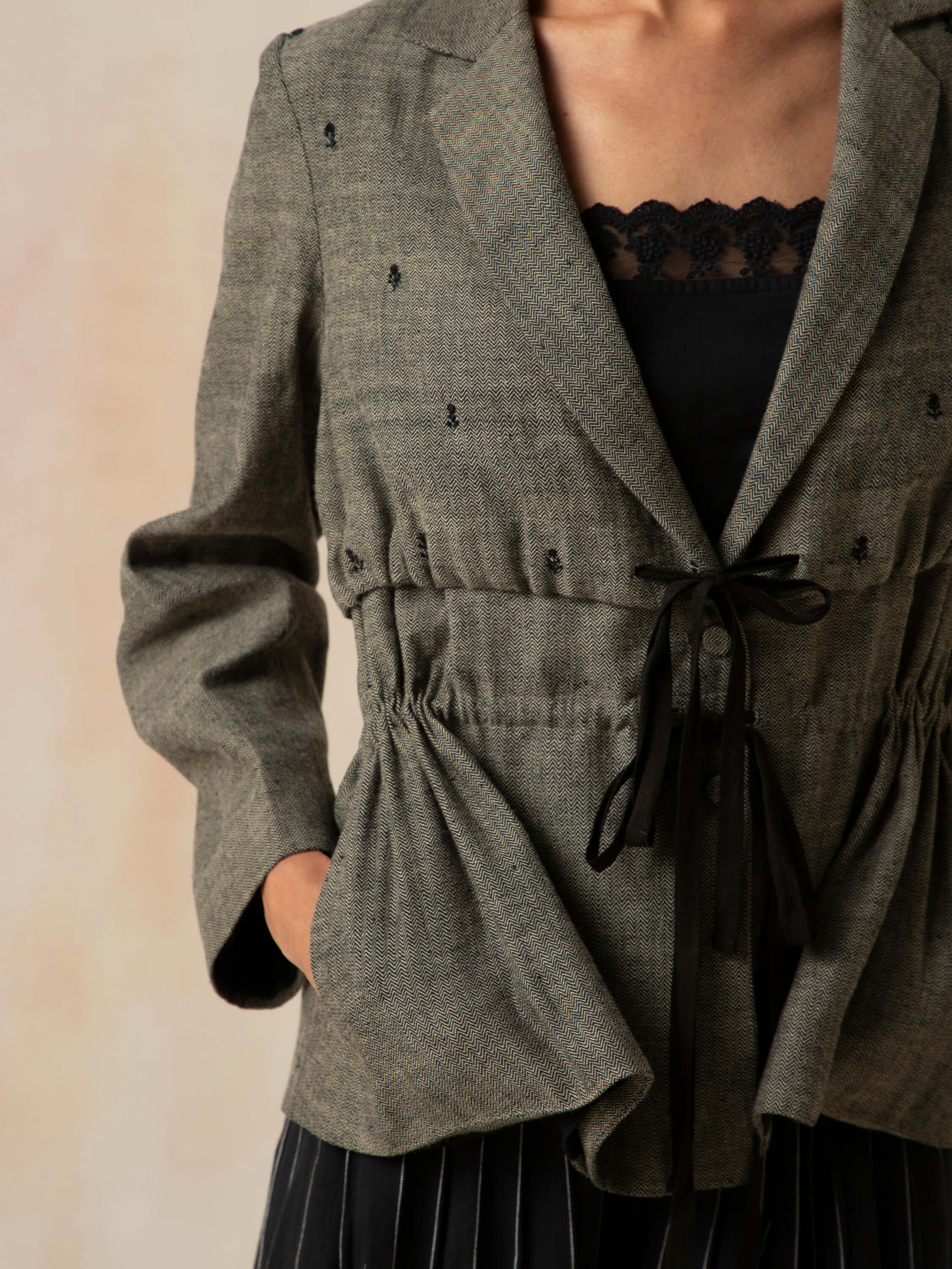 Old Stories Short Trench Coat - BunaStudio