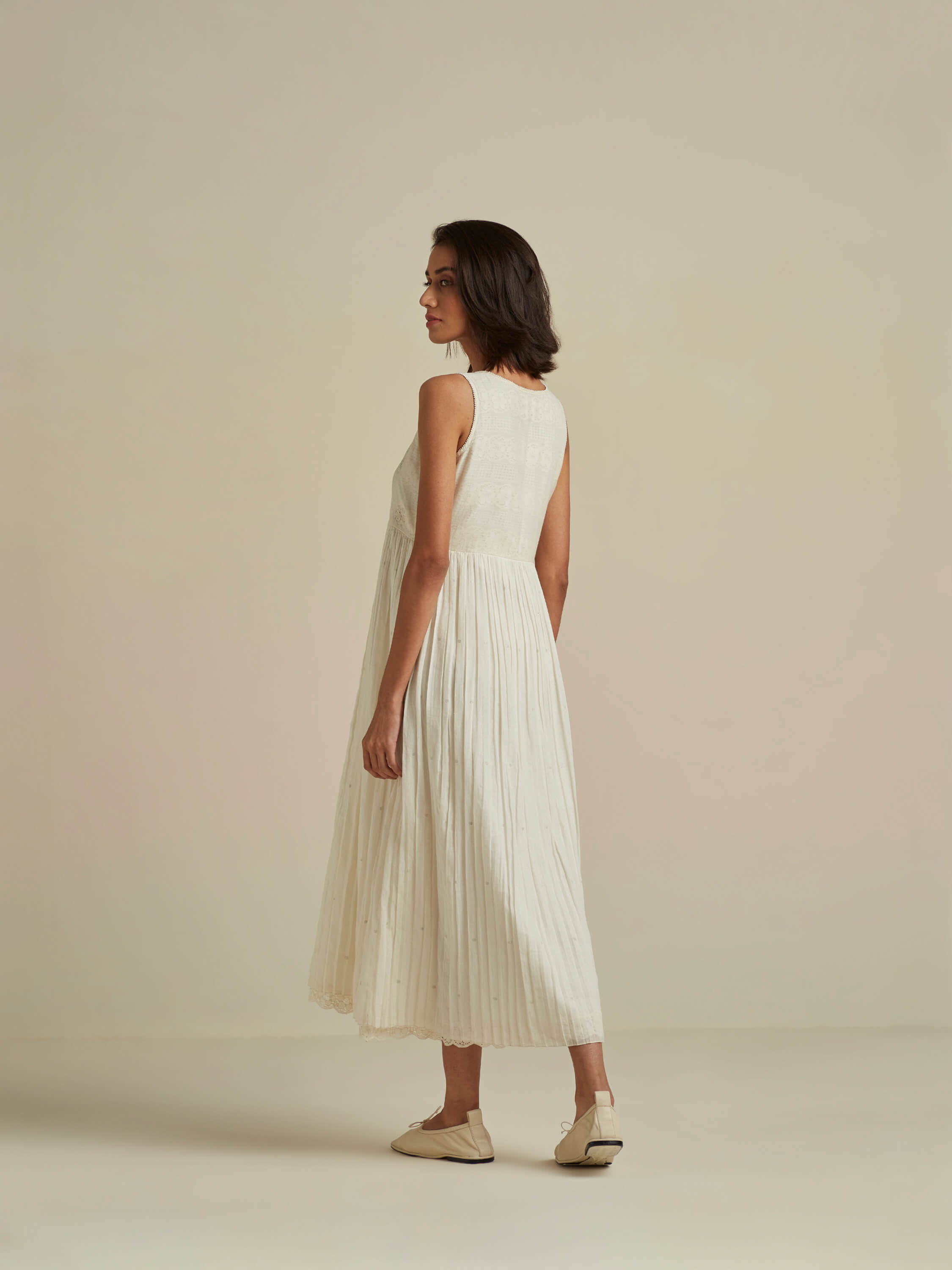 Orna Beaded Lace Dress - BunaStudio