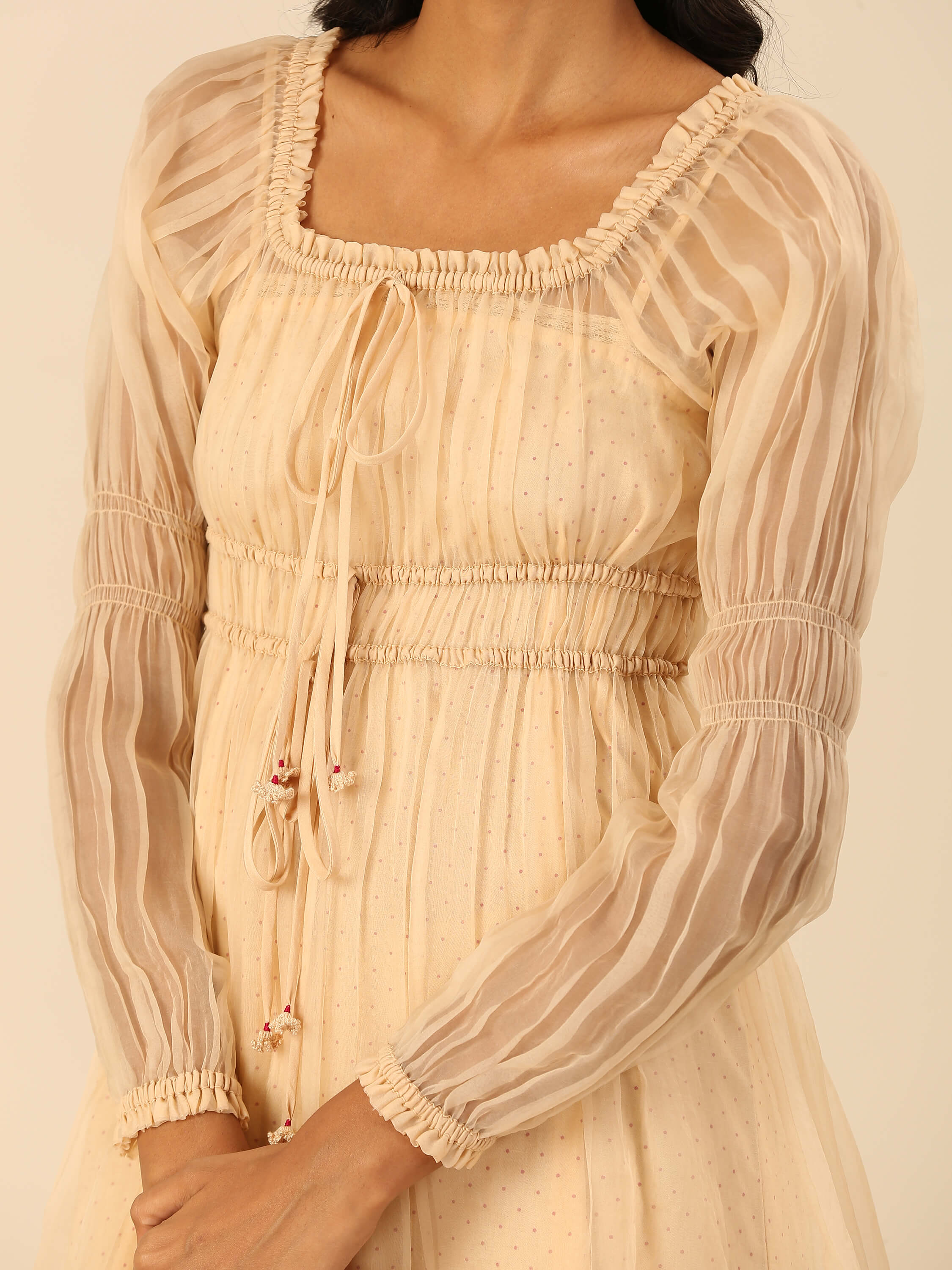 Paperwings Organza Midi Dress - Image 6