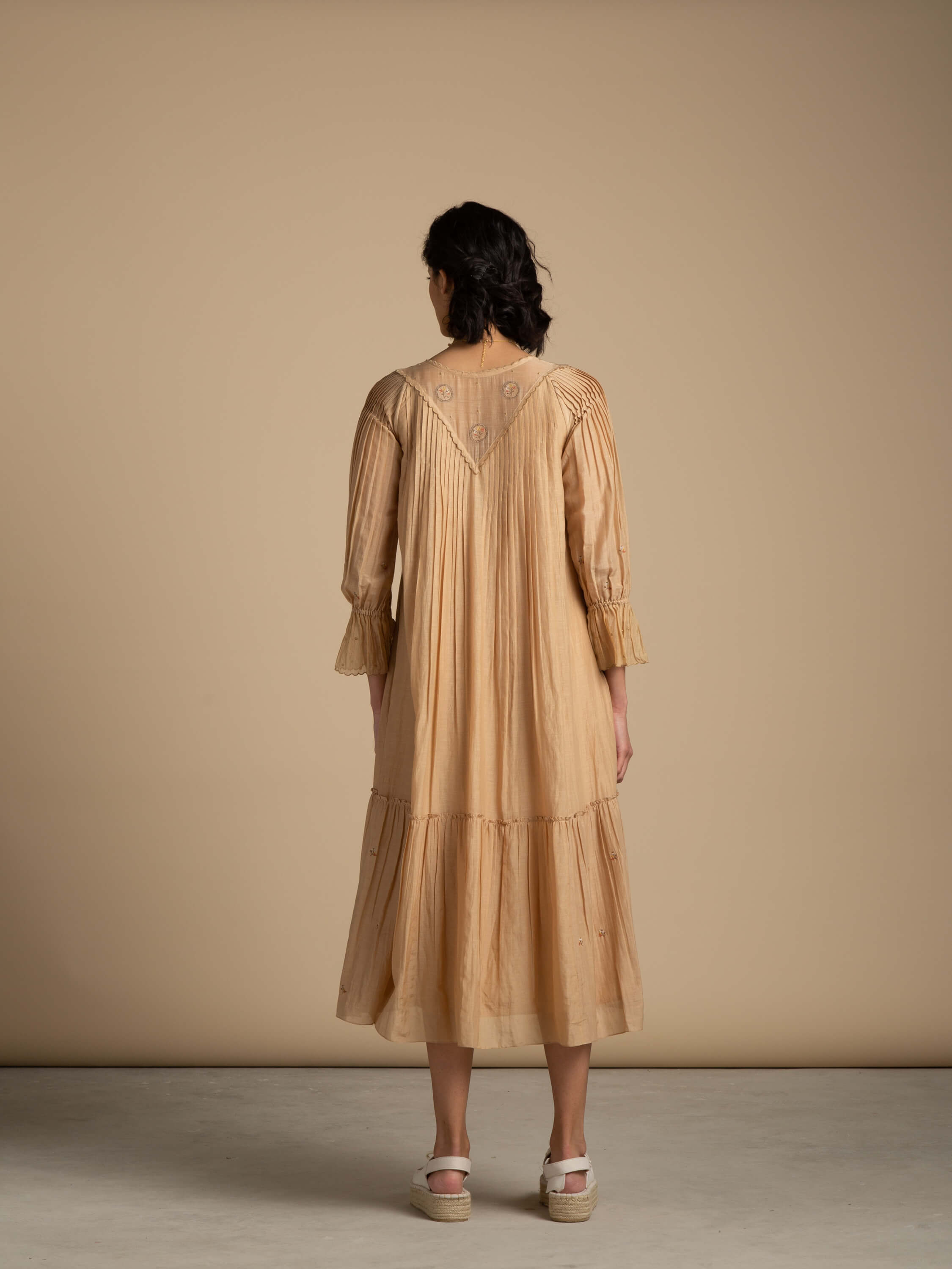 Sepia Midi Dress - BunaStudio