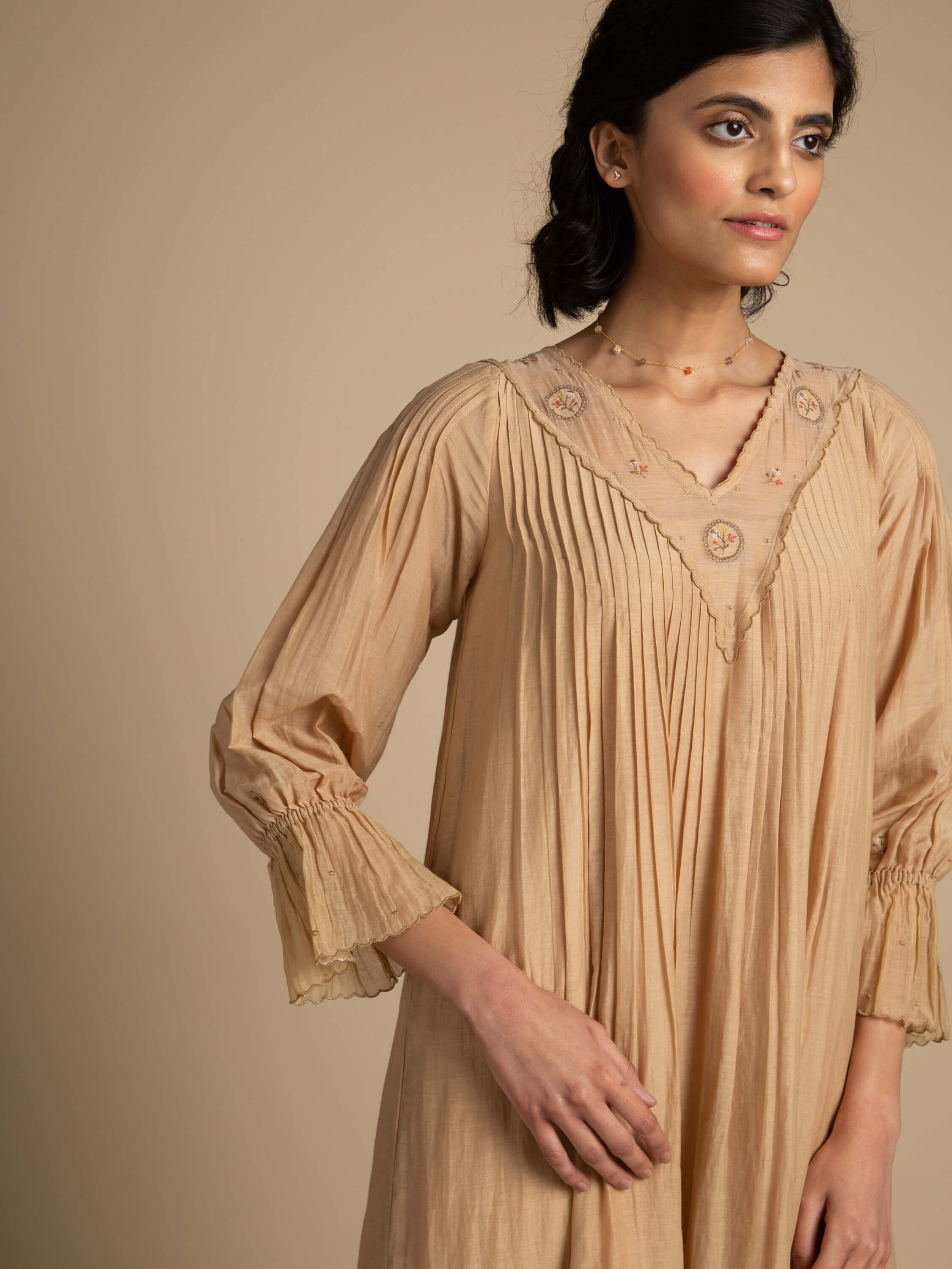 Sepia Midi Dress - BunaStudio