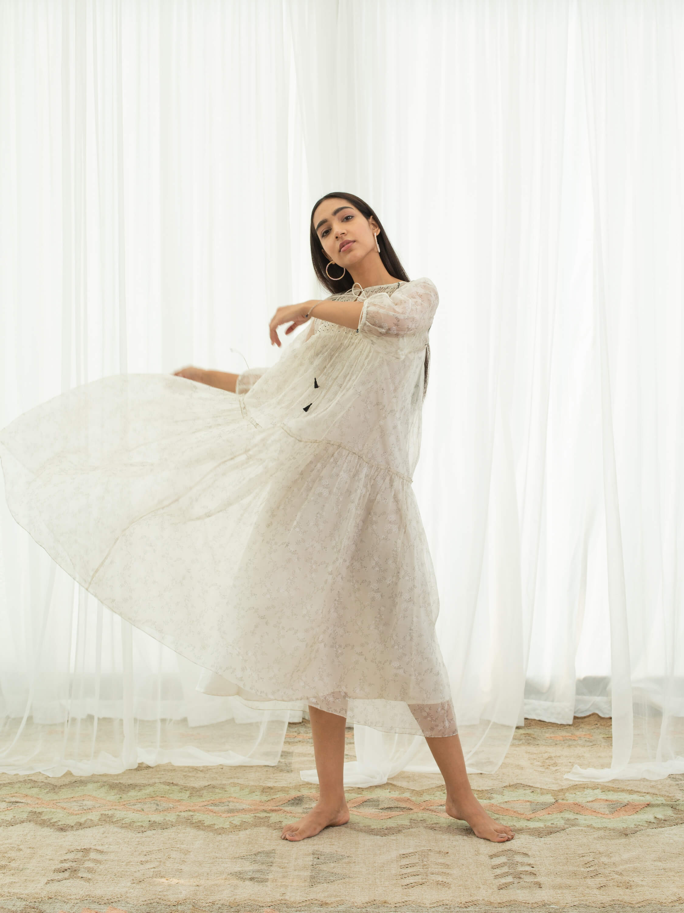 Whirling Tier Dress - BunaStudio