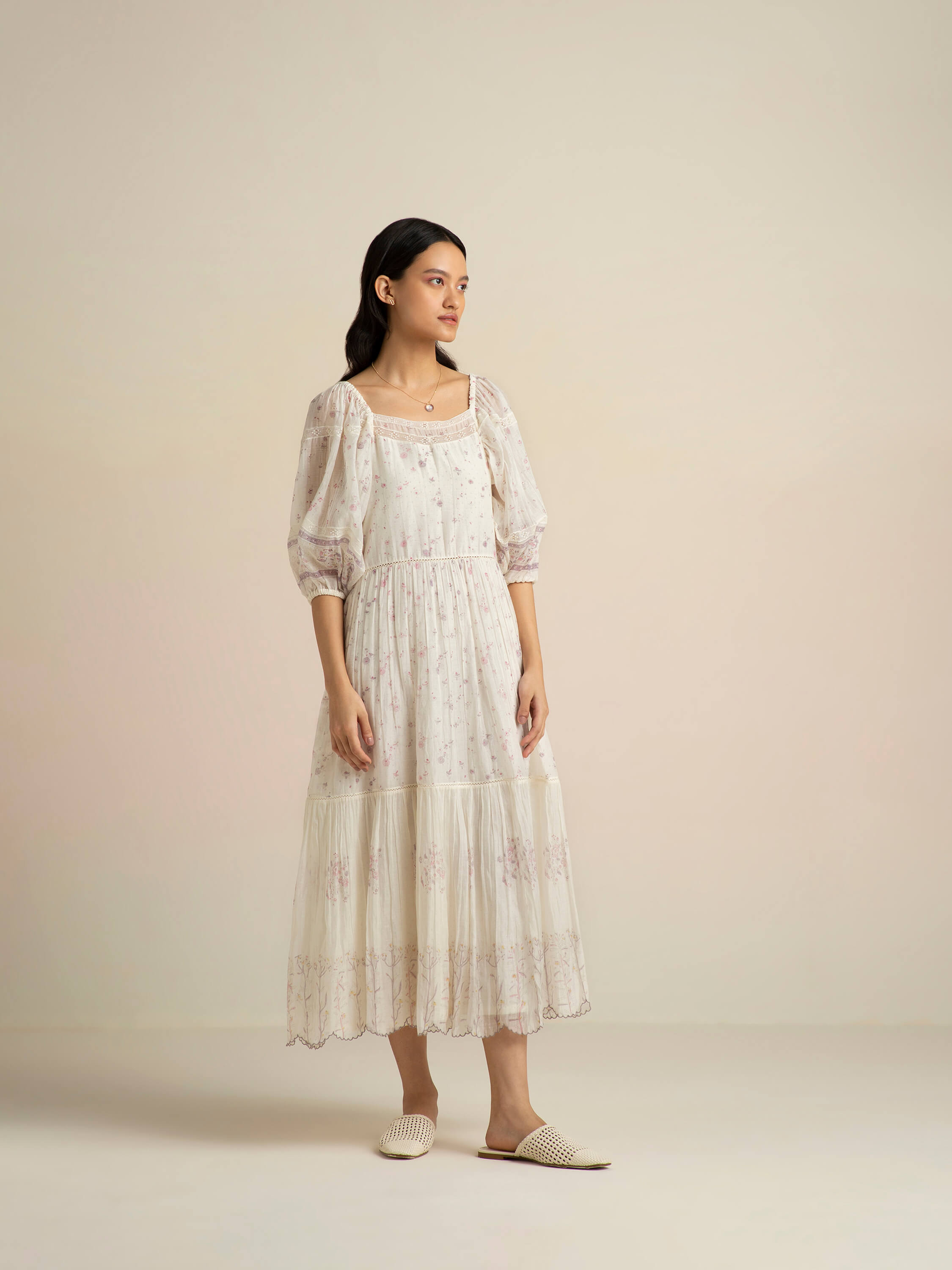 Woven Pearl Dress - Image 6