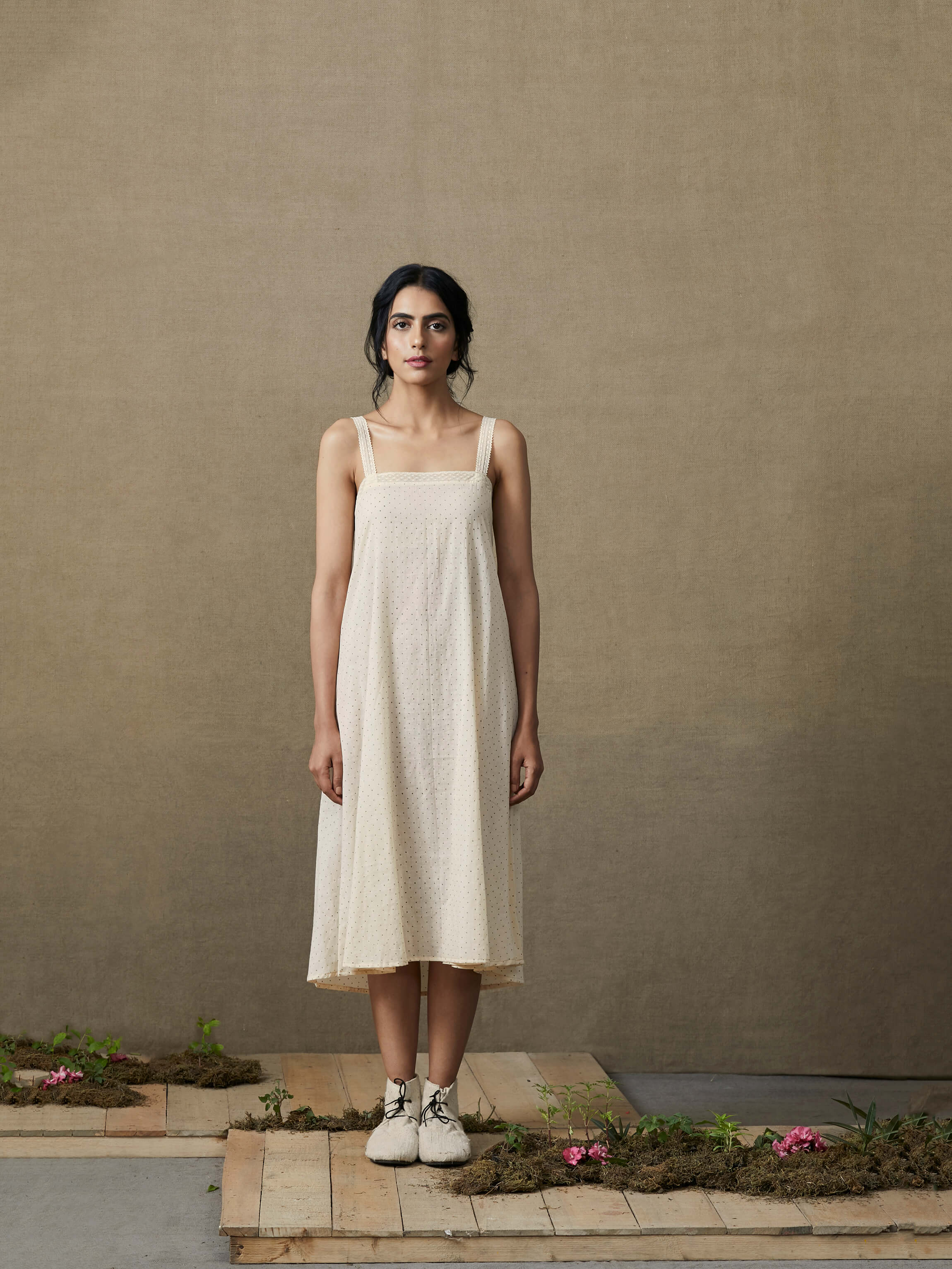 Bloom Gathered Dress - BunaStudio