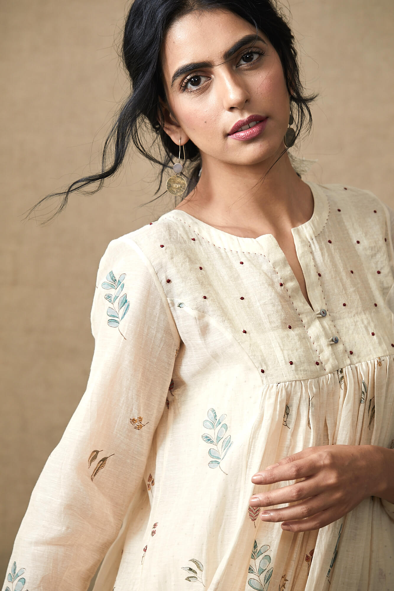Bloom Gathered Dress - BunaStudio
