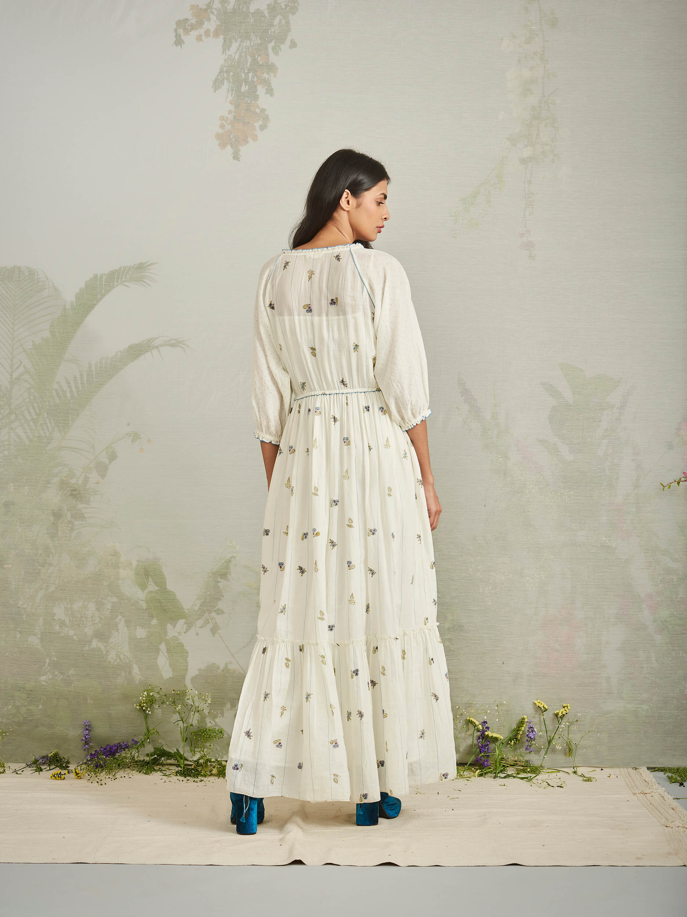 Bluebonnets Maxi Dress - BunaStudio