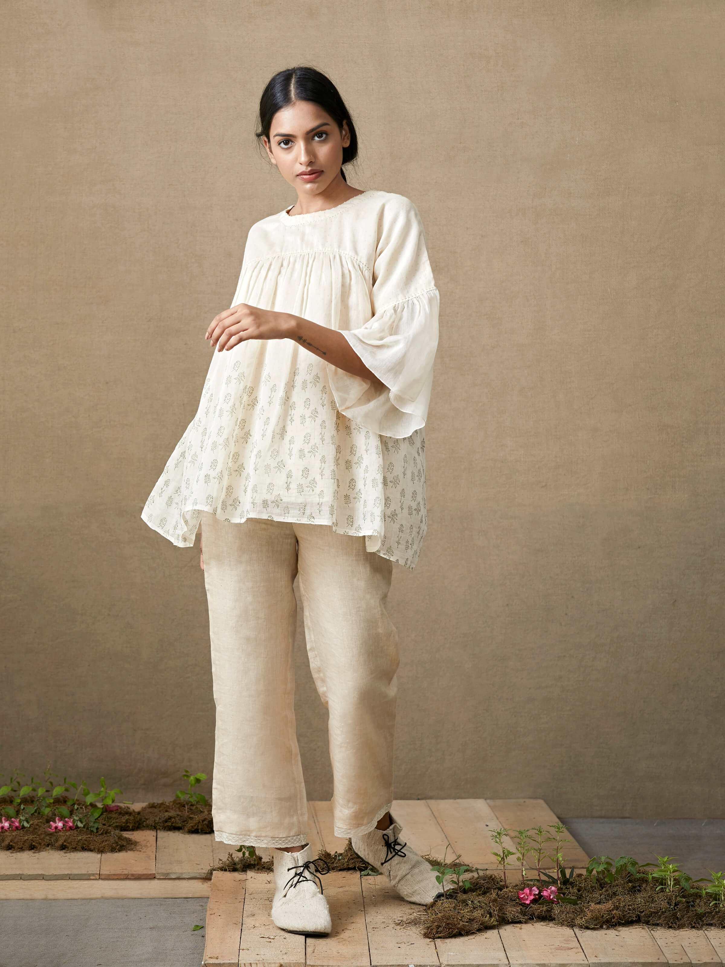 Fawn Linen Pants - BunaStudio