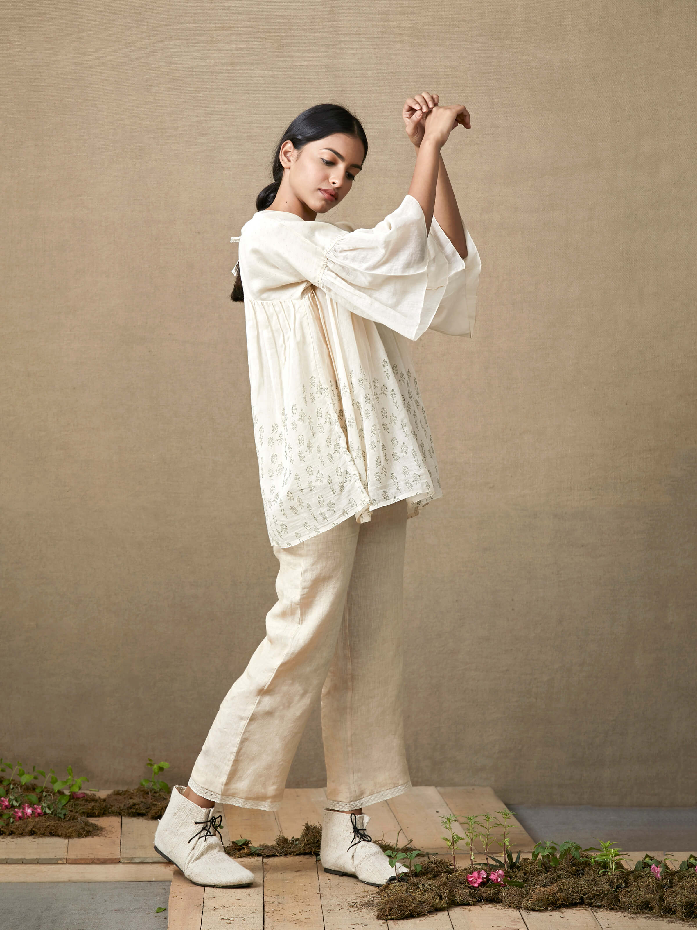 Fawn Linen Pants - BunaStudio