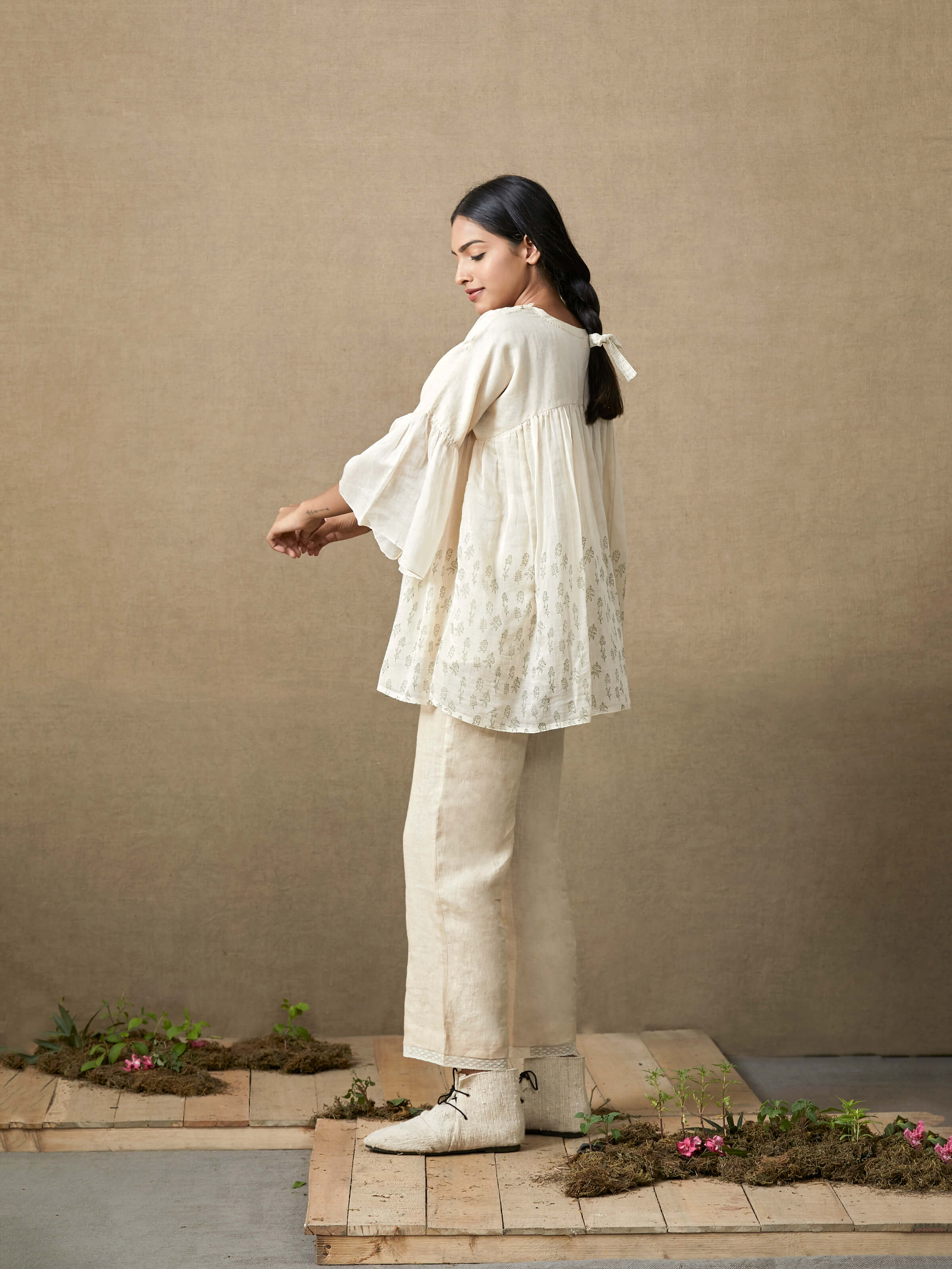 Fawn Linen Pants - BunaStudio