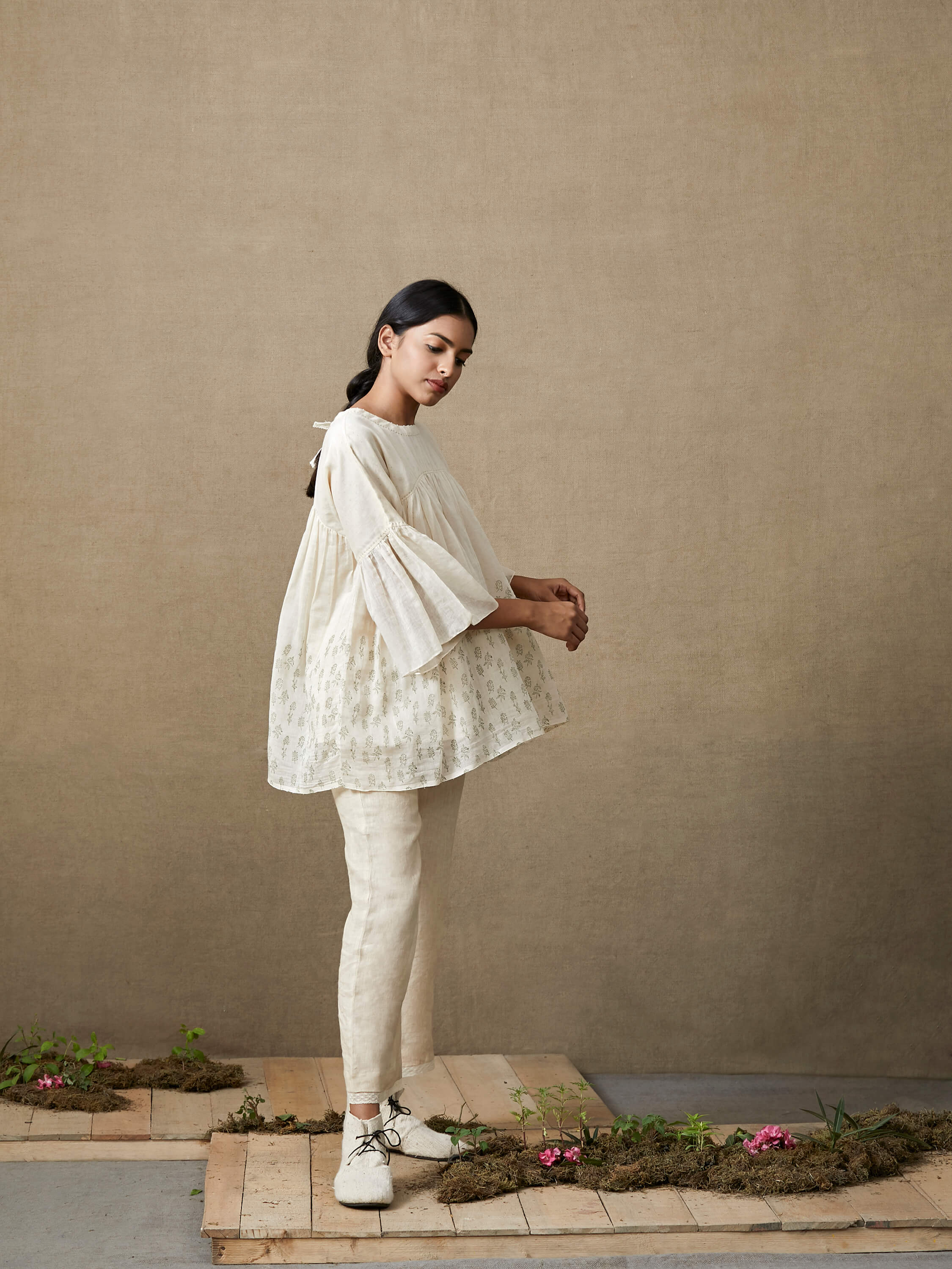 Fawn Linen Pants - BunaStudio