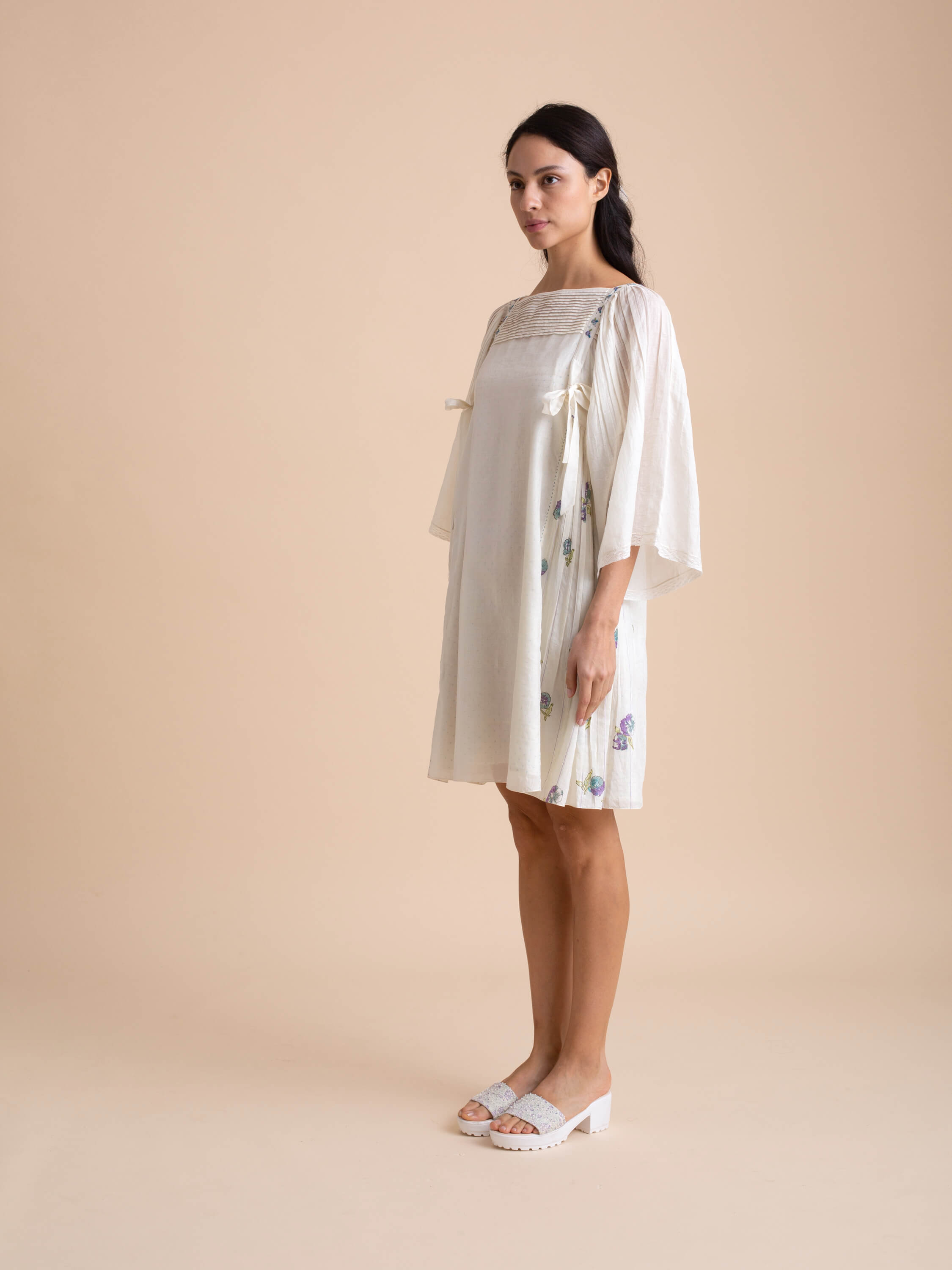 Ivory Bow Dress - BunaStudio