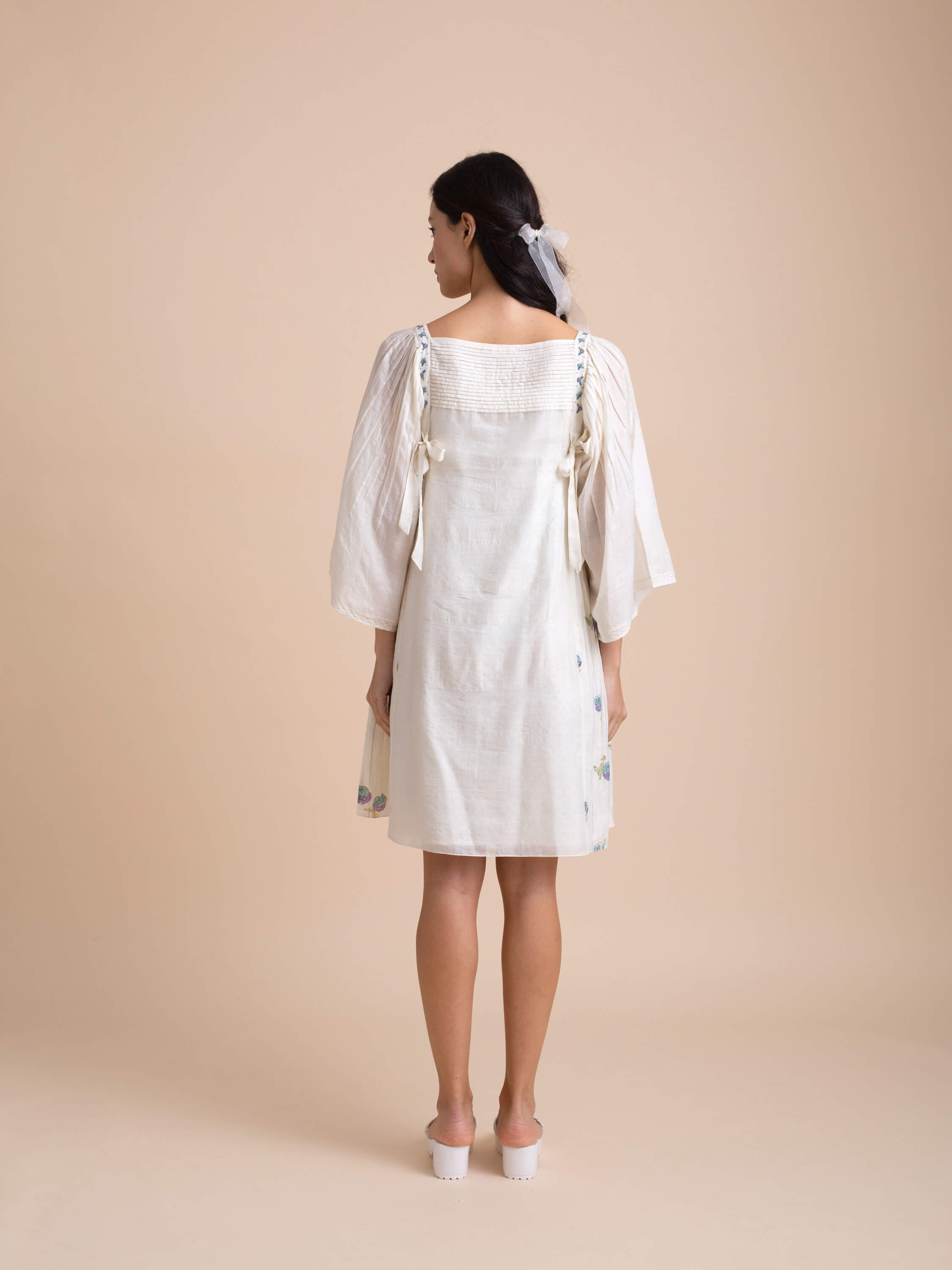 Ivory Bow Dress - BunaStudio