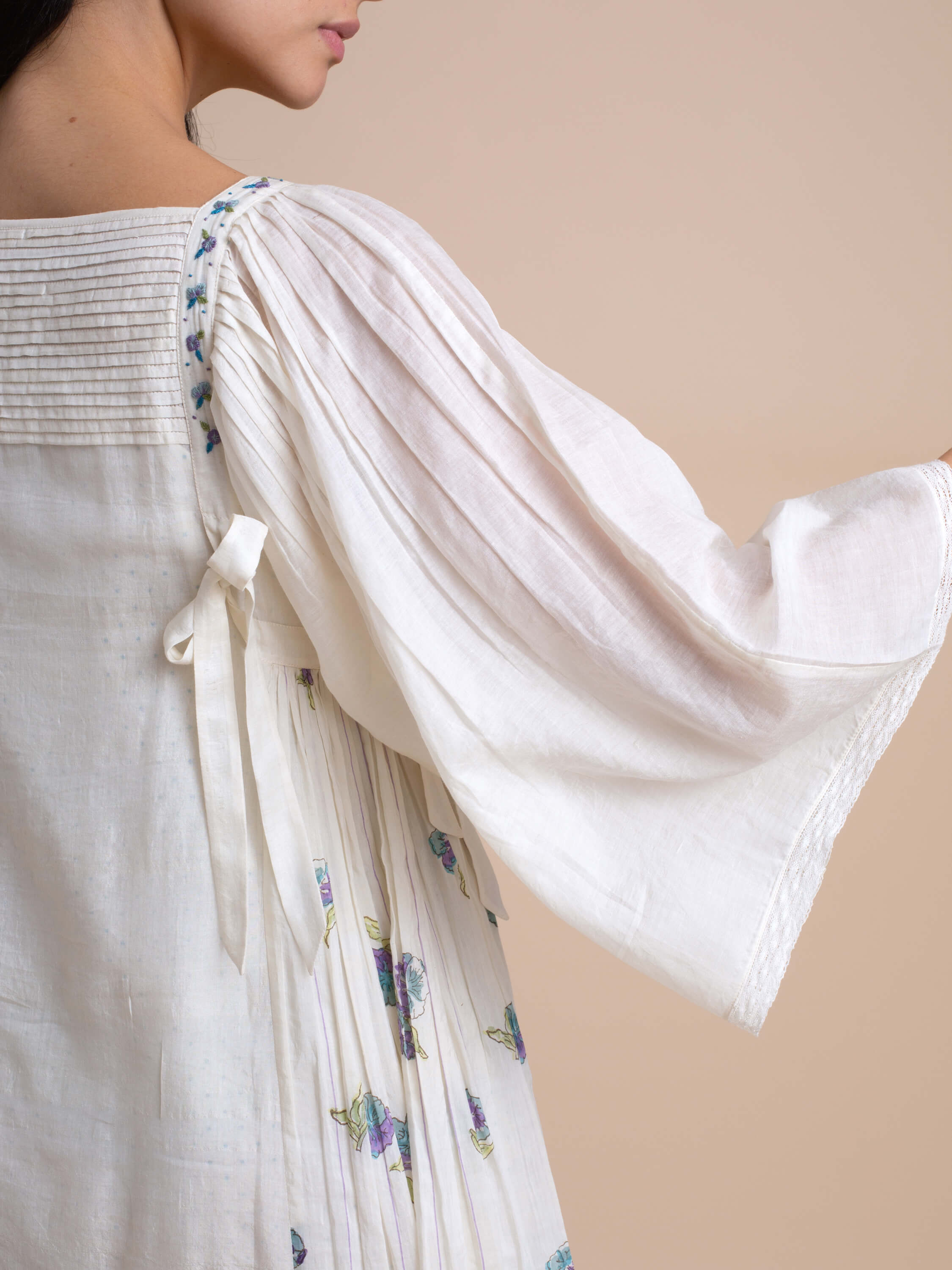 Ivory Bow Dress - BunaStudio