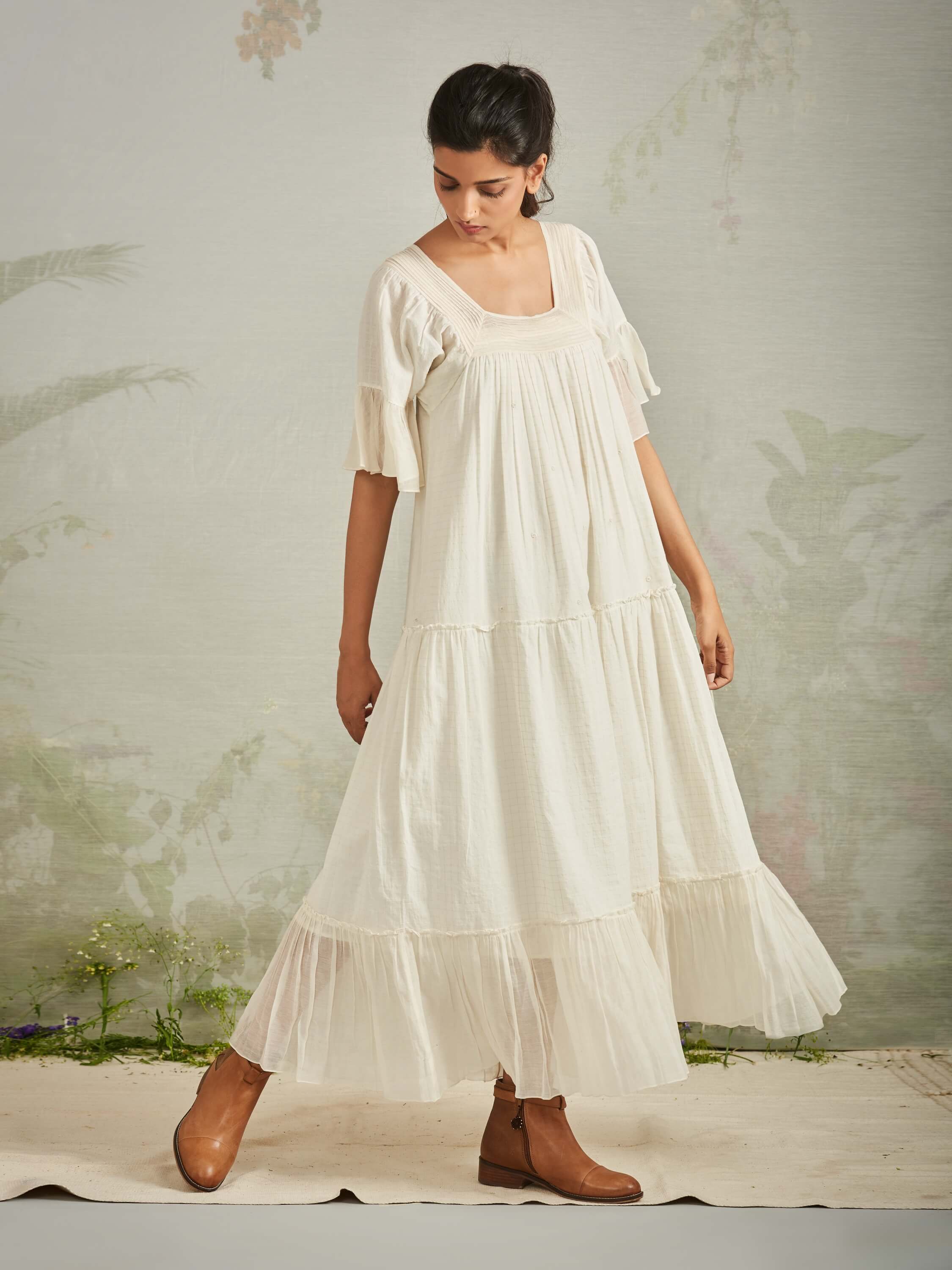 Morning Mist Maxi Dress - BunaStudio