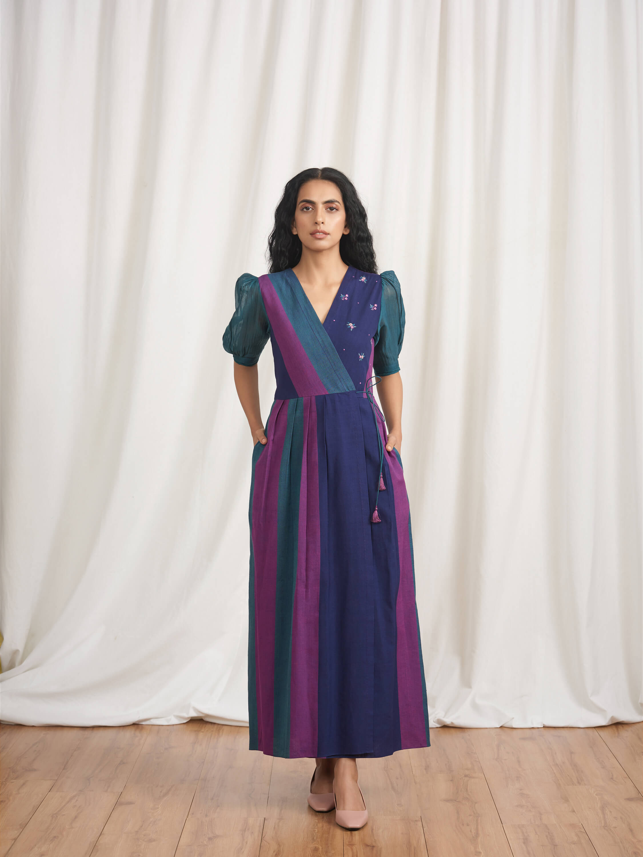 Pavo Wrap Dress - BunaStudio