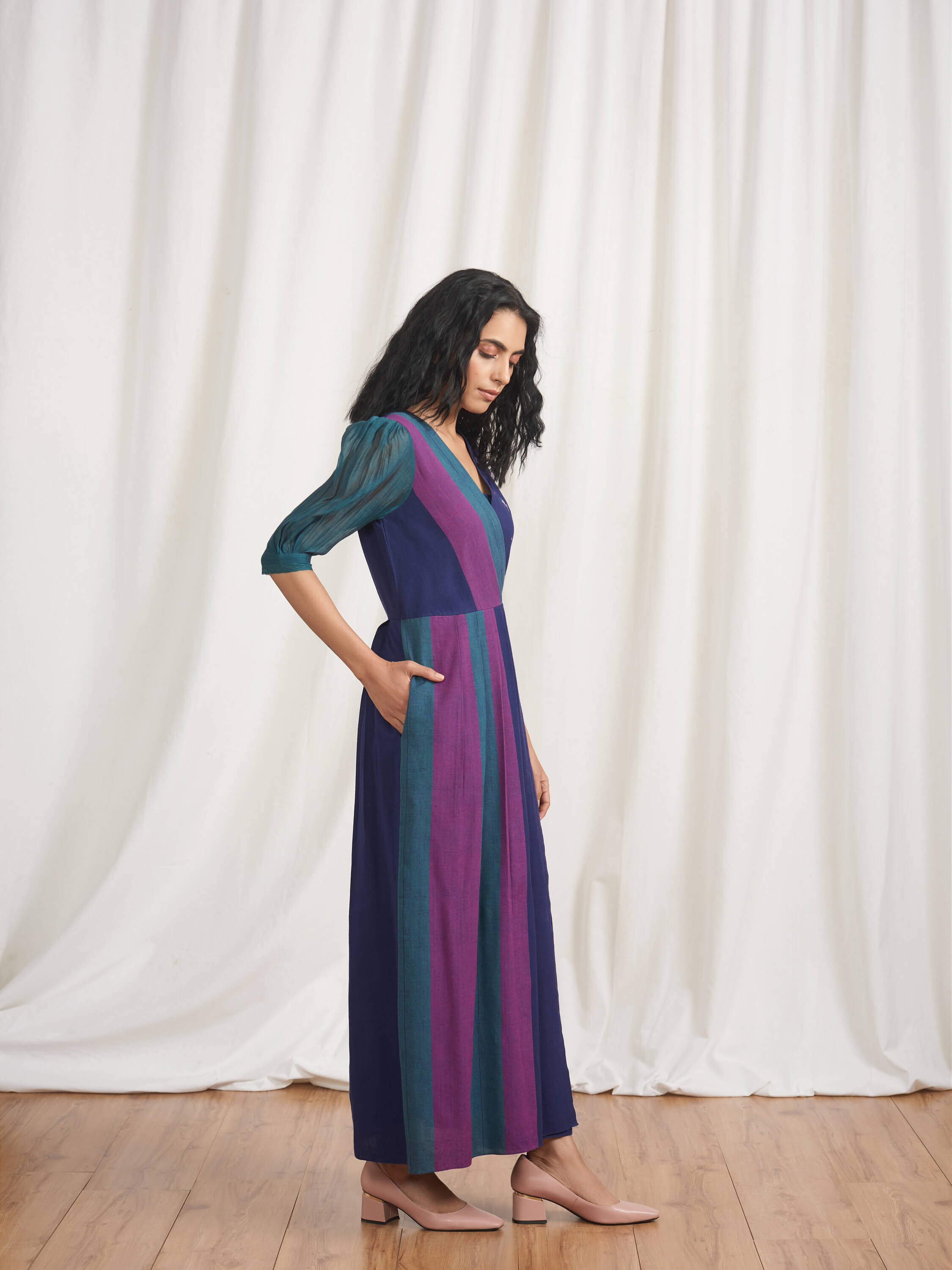Pavo Wrap Dress - BunaStudio
