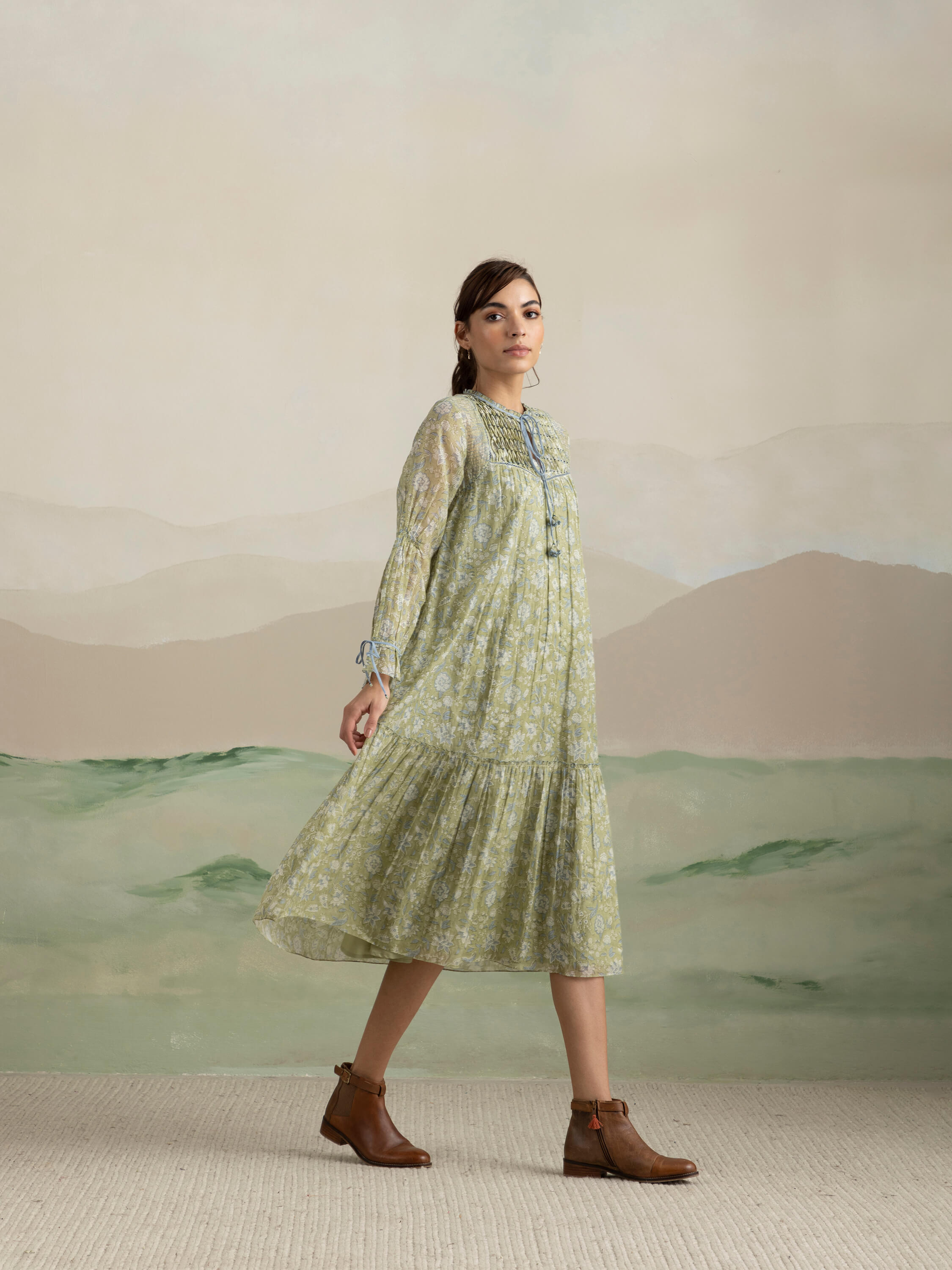 Rolling Hills Midi Dress - Image 5