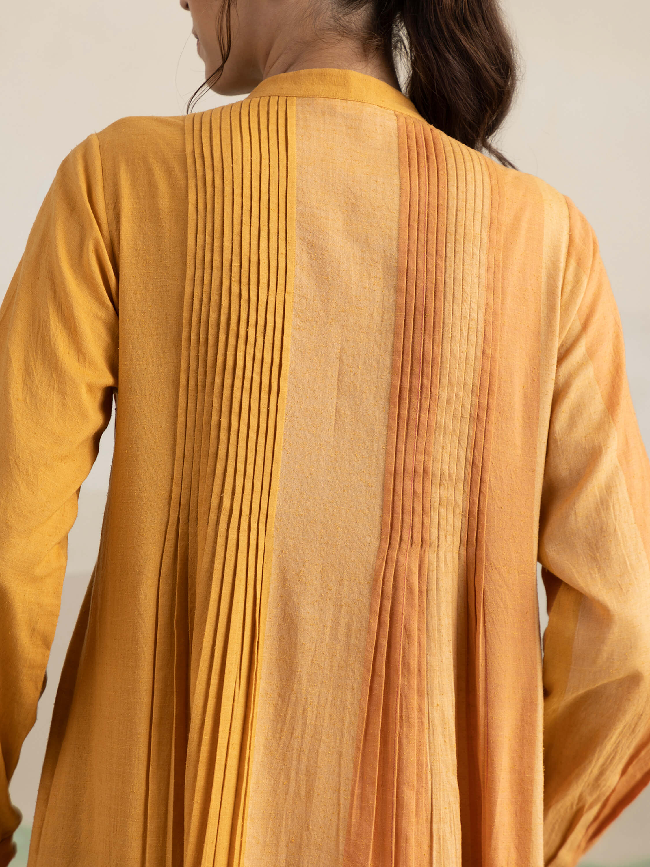 Autumn Leaves Smock Midi Dress - Image 9