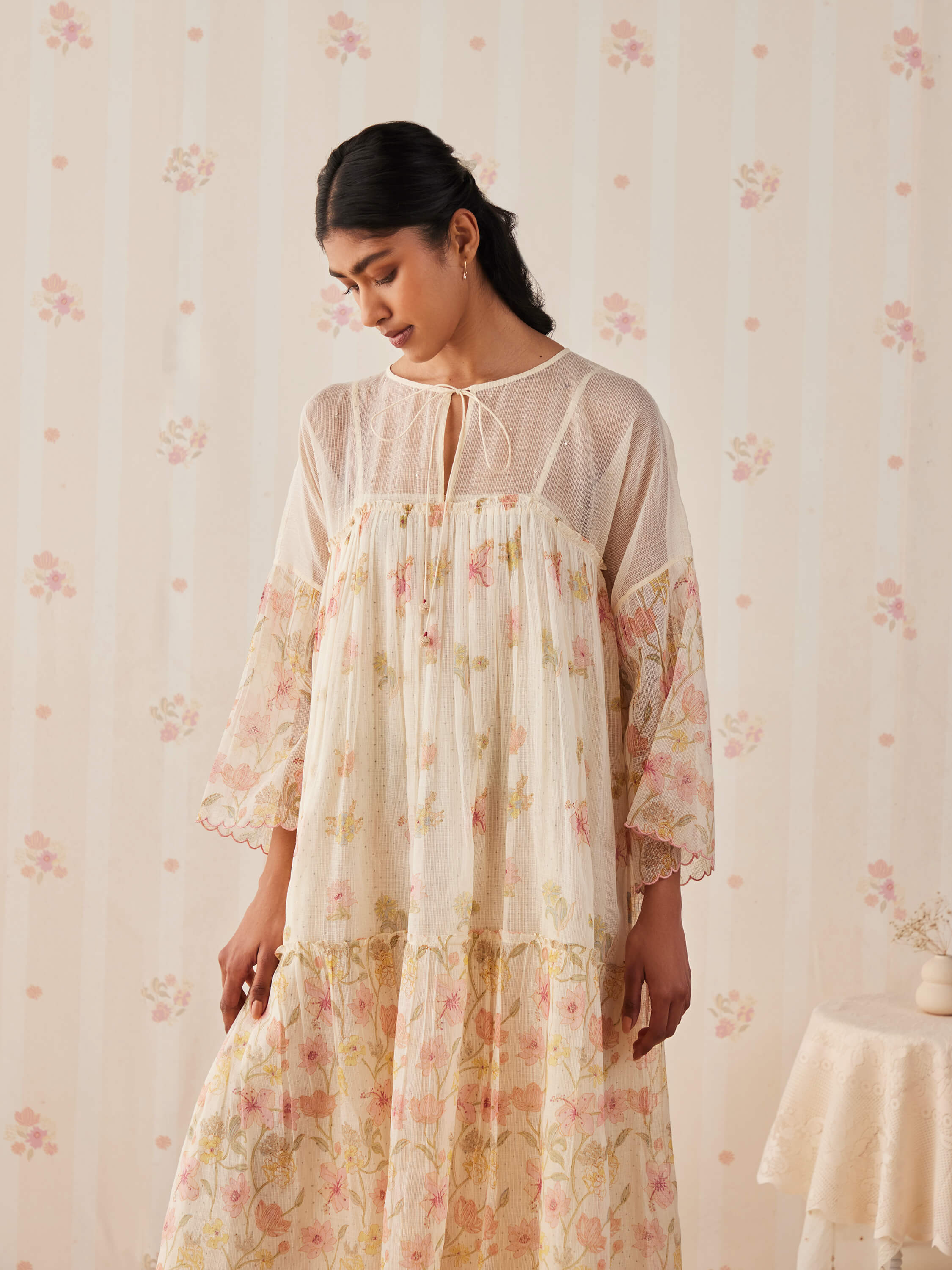 Windmill Tier Midi Dress - Image 6