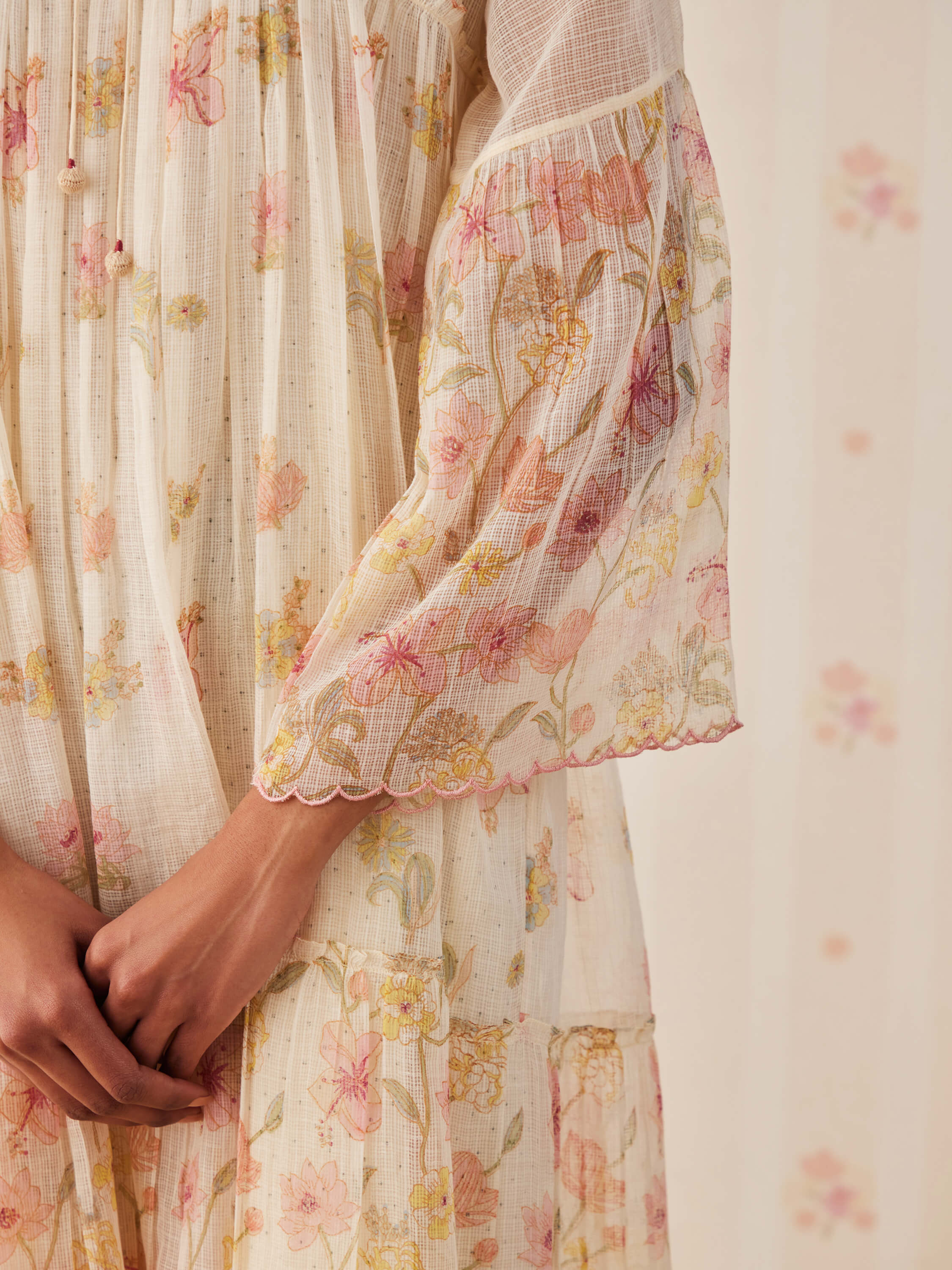 Windmill Tier Midi Dress - Image 7