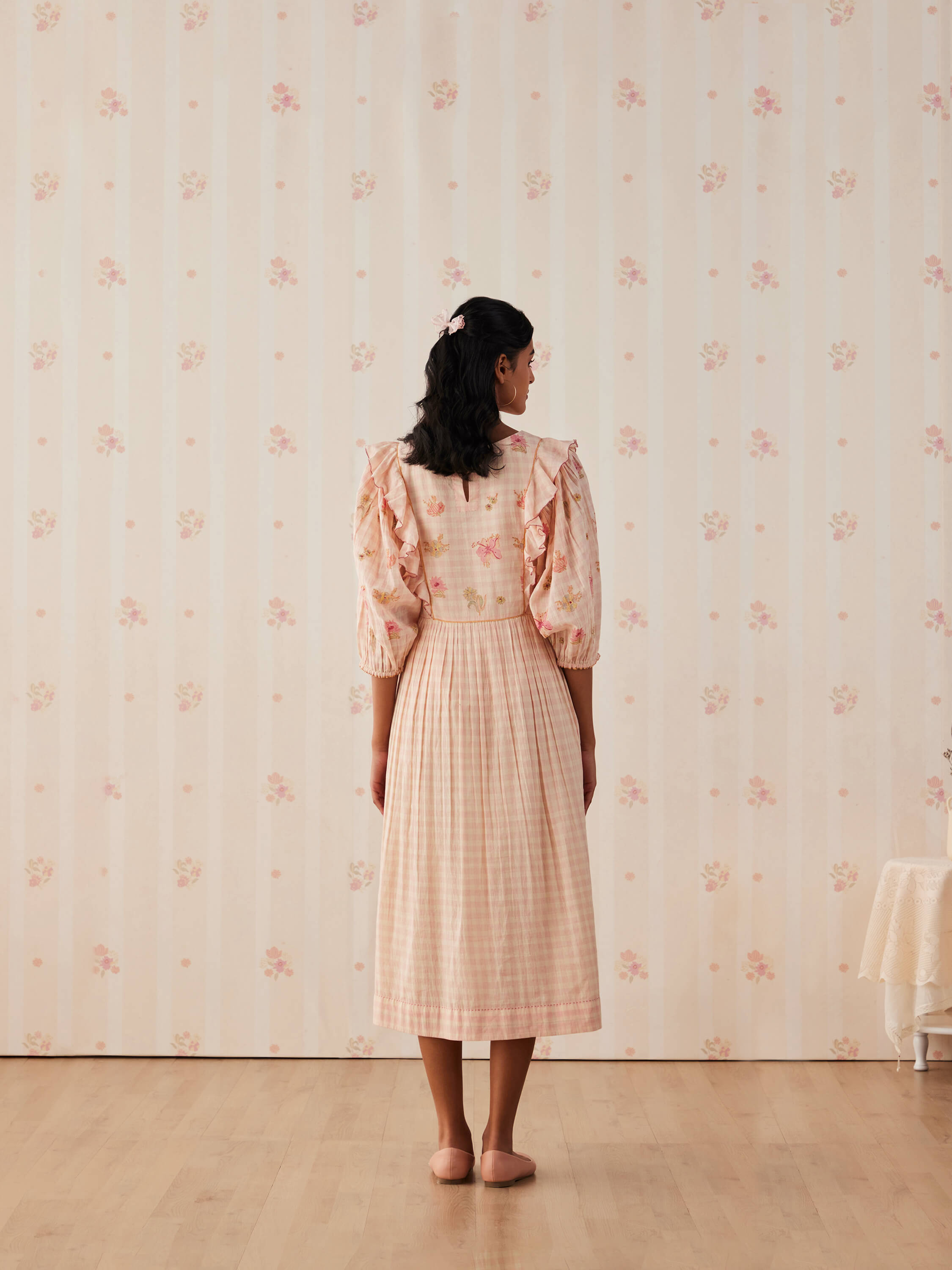 Maia Butterfly Midi Dress - Image 5