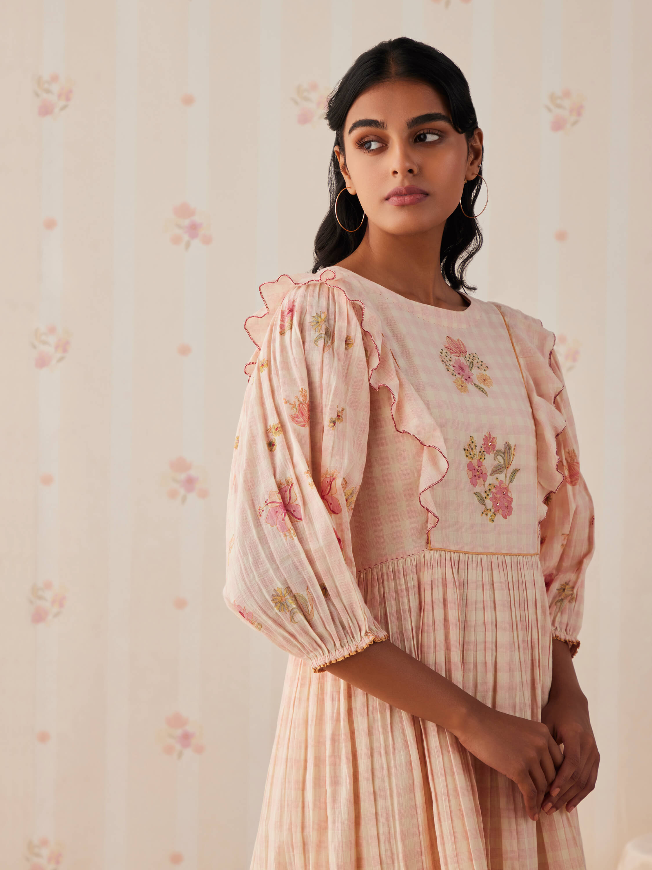 Maia Butterfly Midi Dress - Image 7