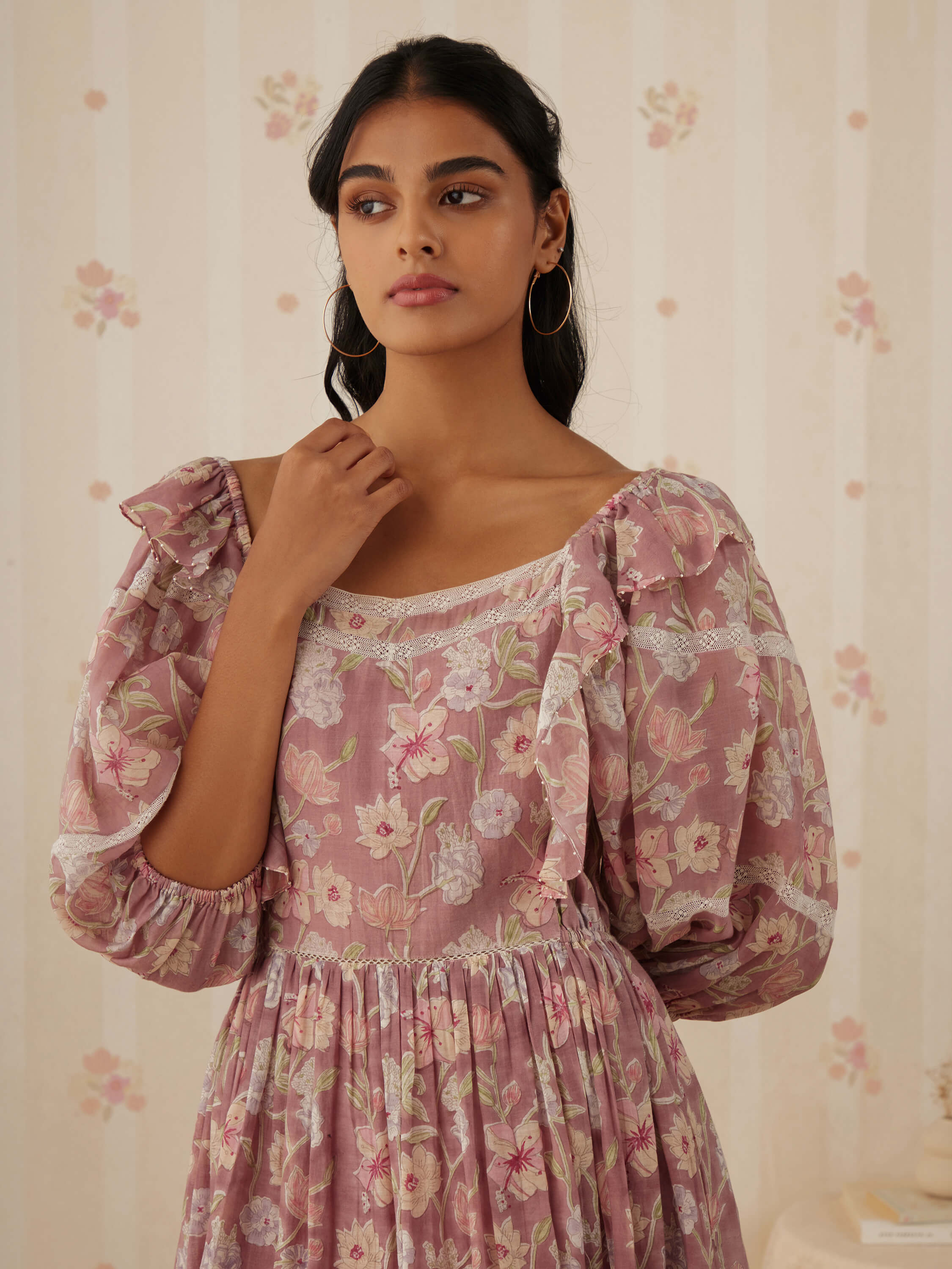 Wineberry Midi Dress - Image 8