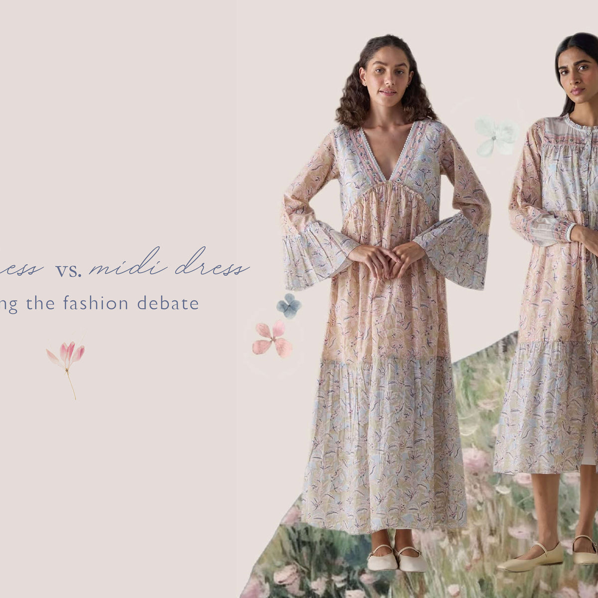 Maxi Dress vs. Midi Dress: Fashion Debate | Buna Studio Maxi Dress vs. Midi Dress: Fashion Debate | Buna Studio