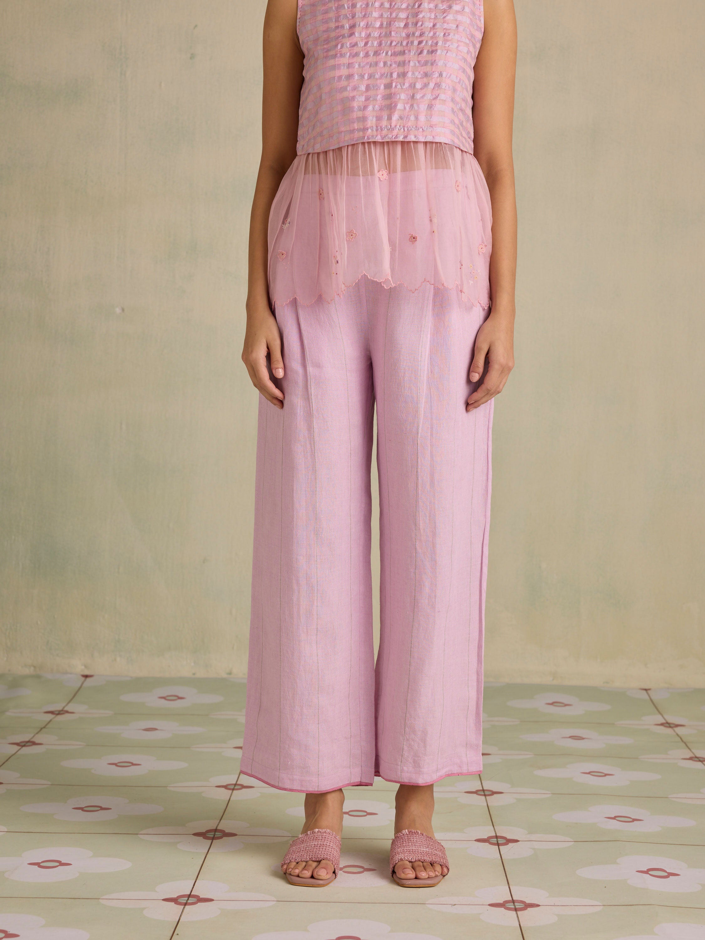 Languid Lavender Linen Pants