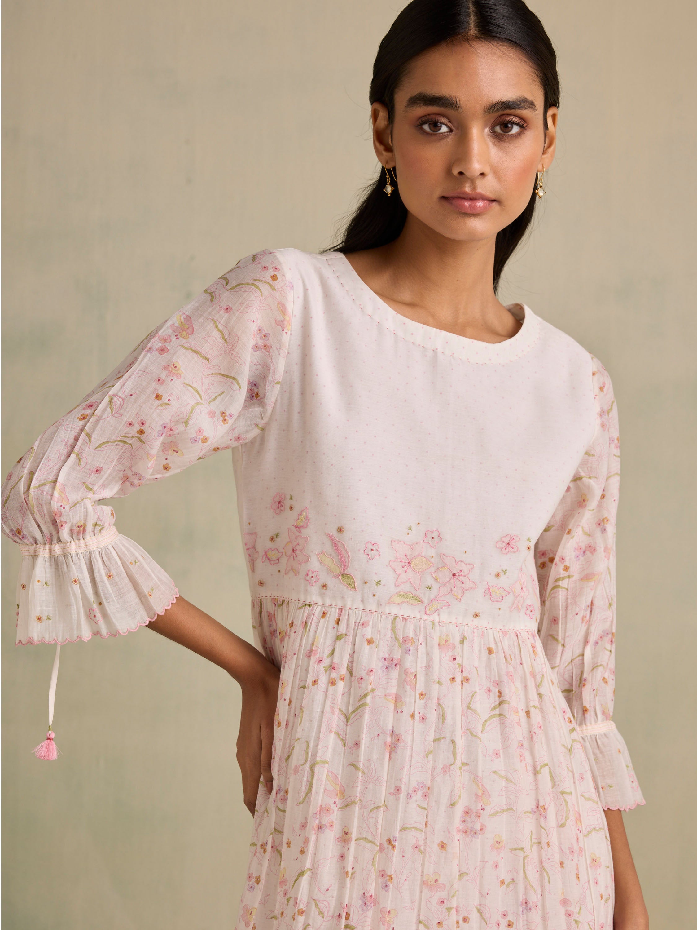 Sundew Floral Midi Dress